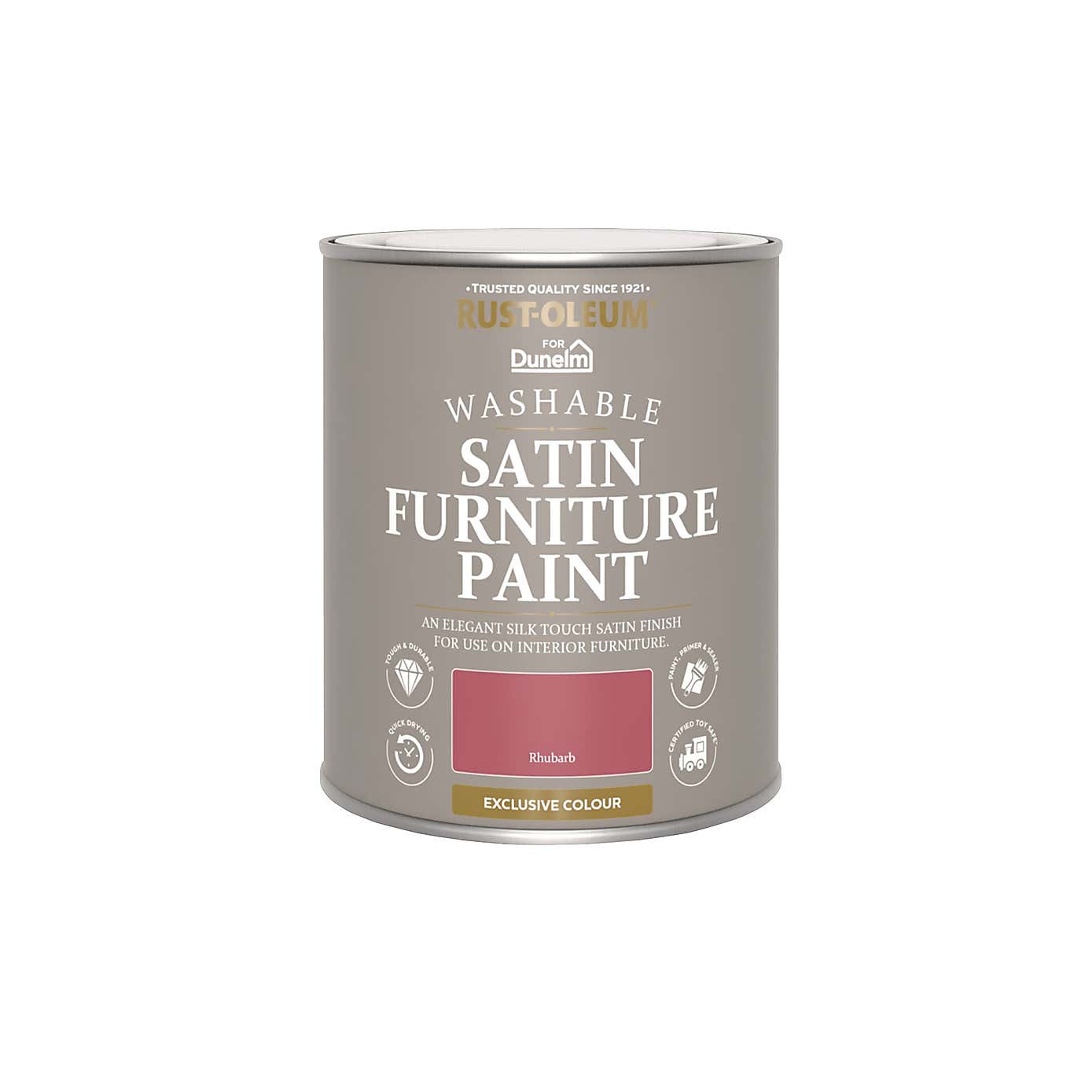 Rhubarb Satin 750ml Furniture Paint