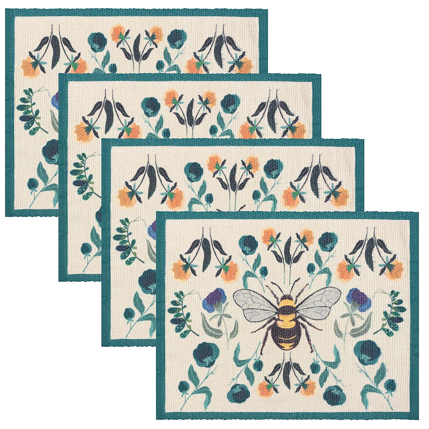Wylder Set of 4 Wild Garden Placemats