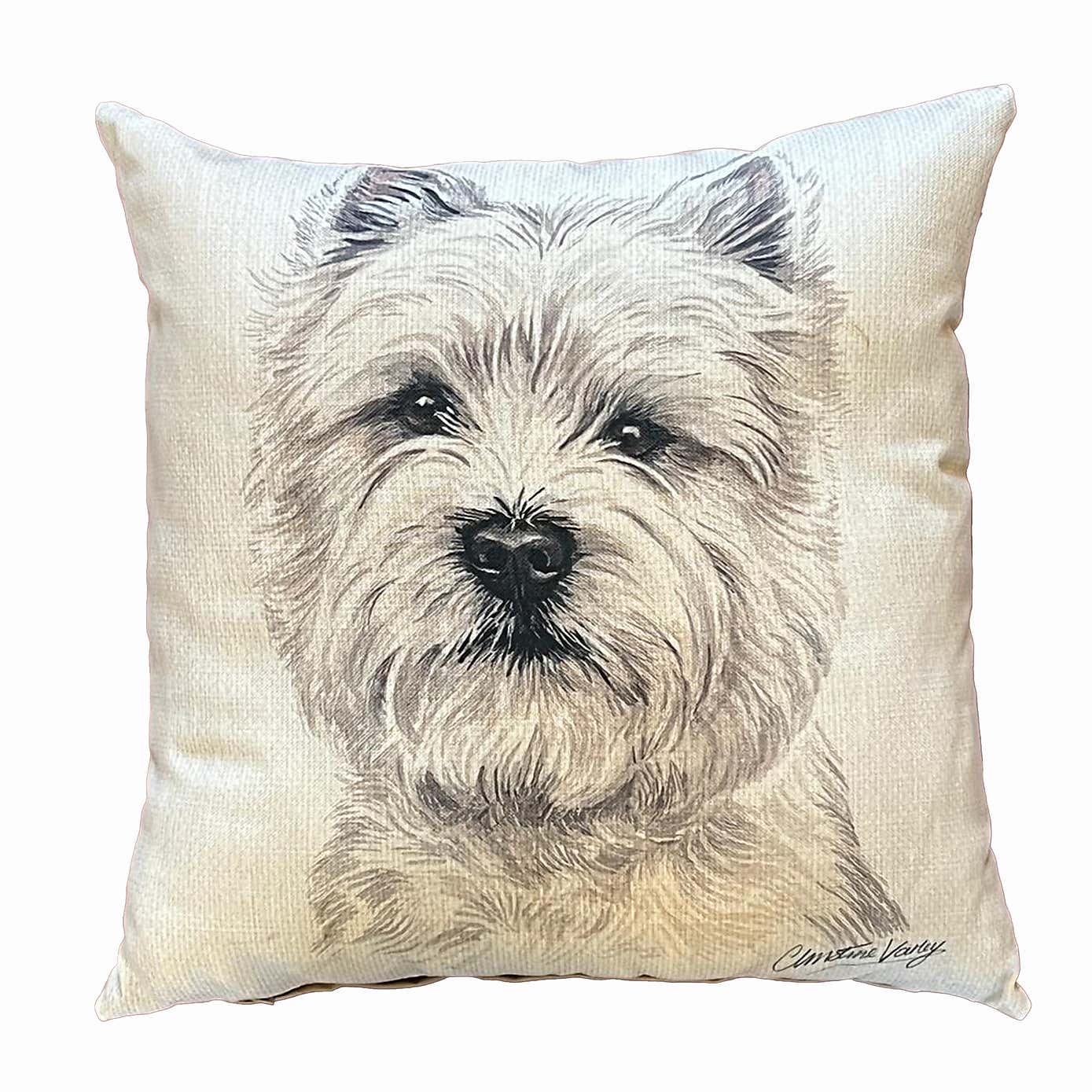 Daro Highland Terrier Square Cushion