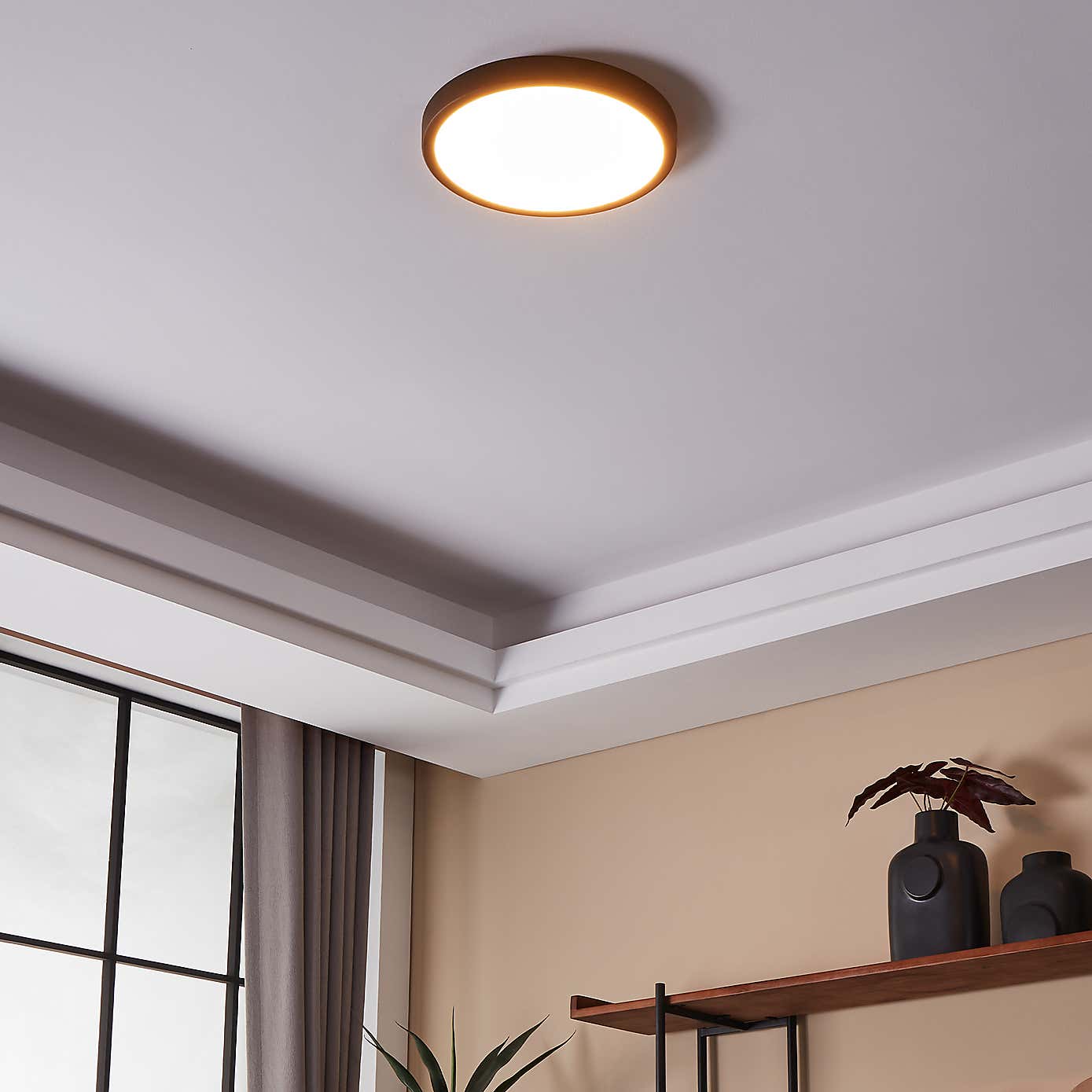 EGLO Fueva-Z Round Wall & Ceiling Light