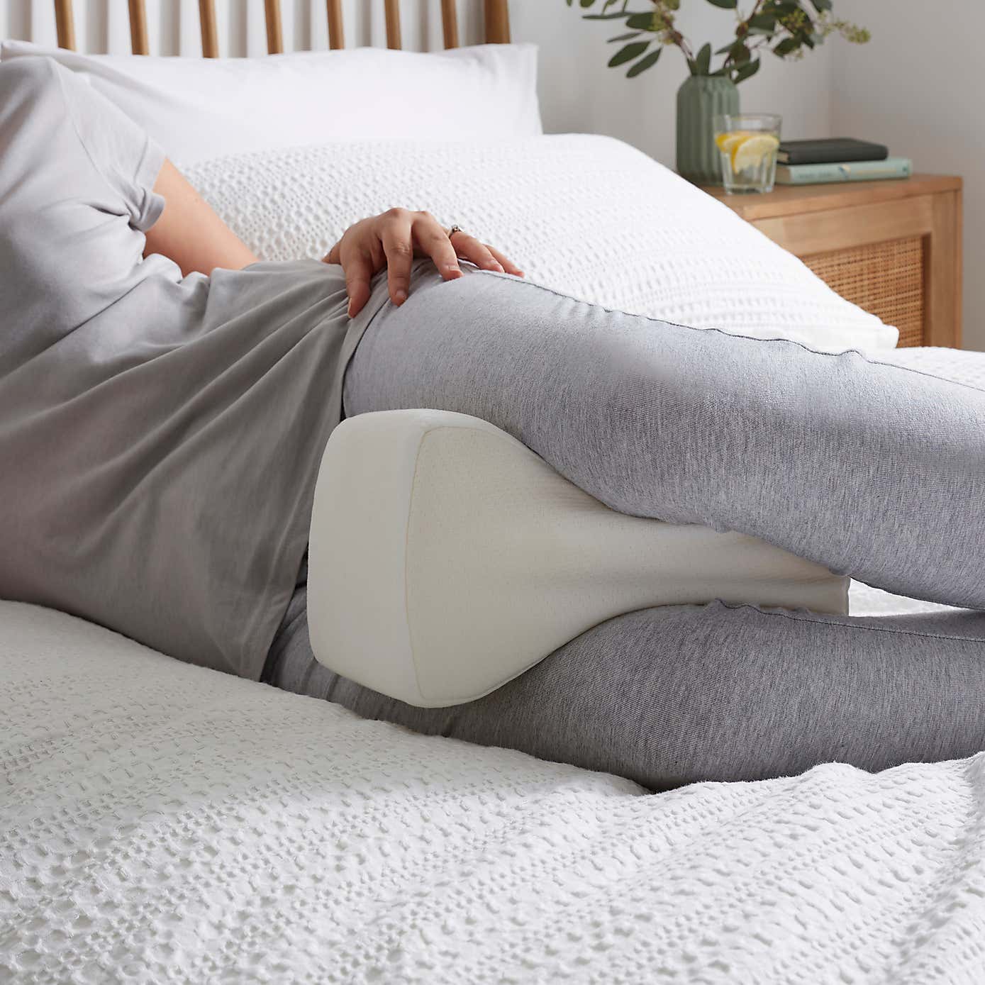 Knee Wedge Memory Foam Medium-Support Pillow