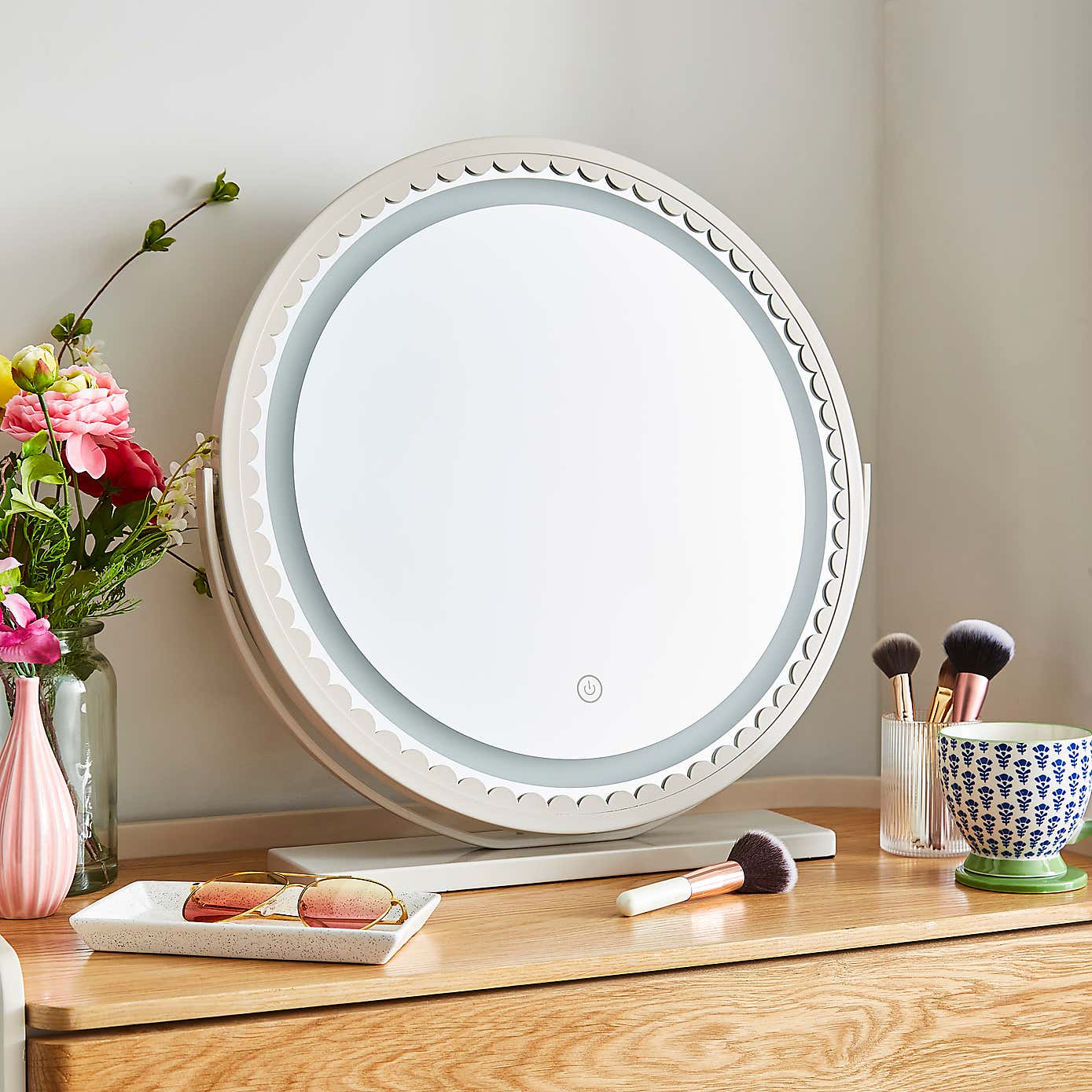 Remi Touch Dimmable Light Up Dressing Table Mirror