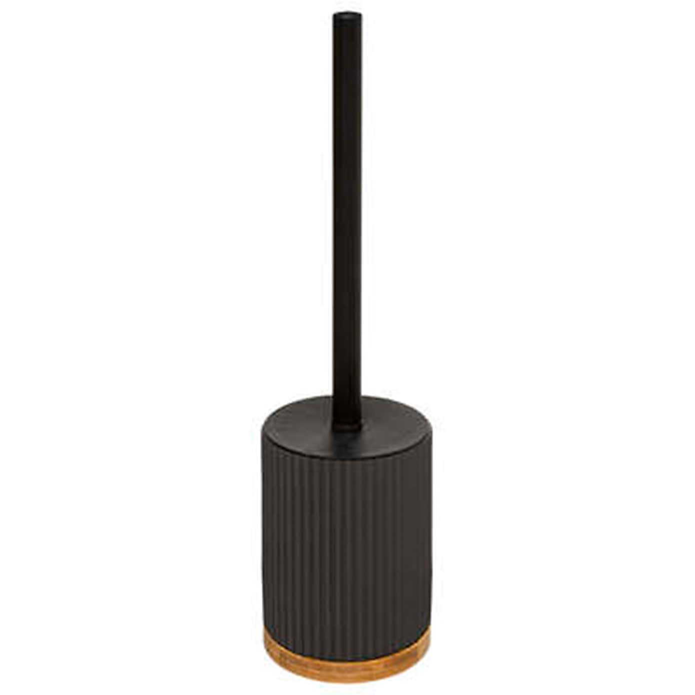 Modern Bamboo Toilet Brush and Holder