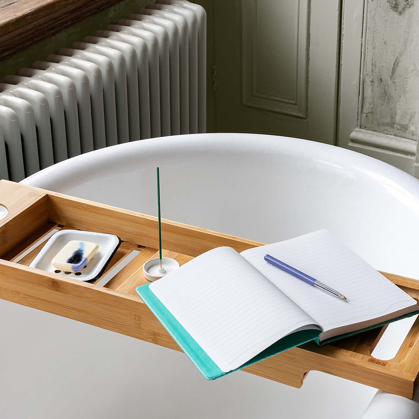 Luckies Mindful Bath Waterproof Notebook & Incense Gift Set