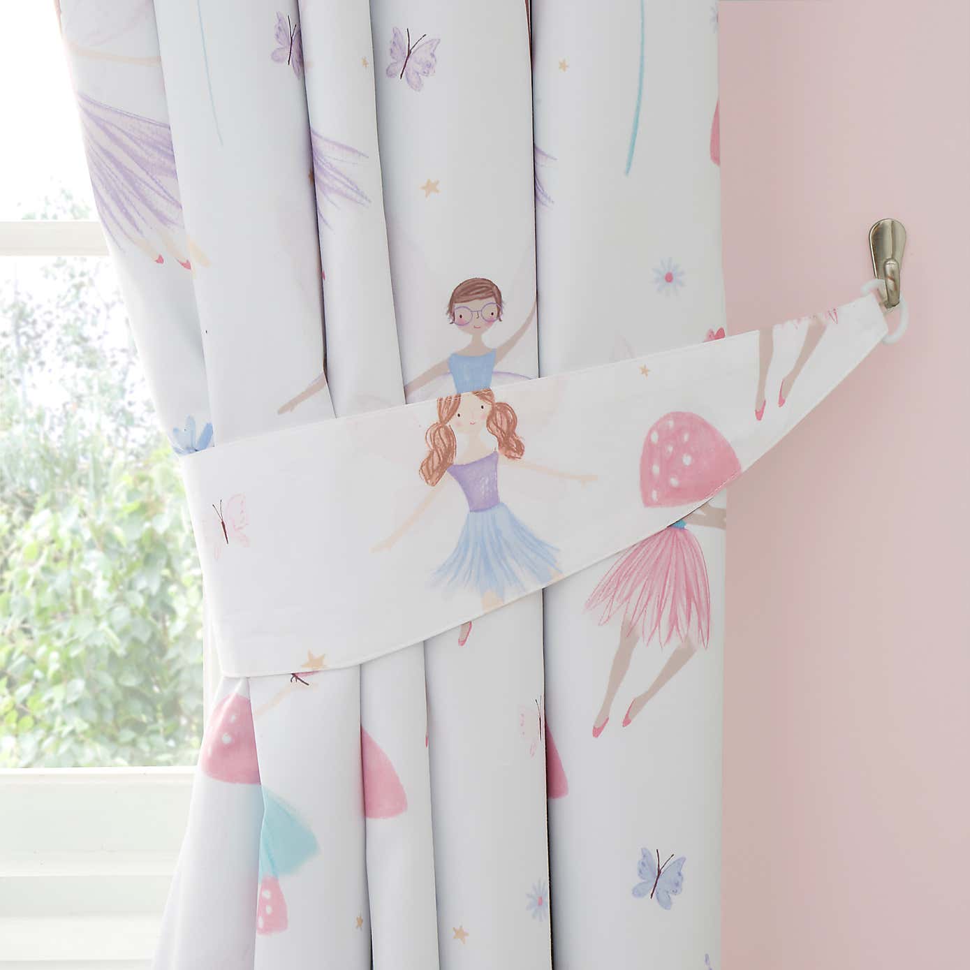 Meadow Fairies Blackout Eyelet Curtains