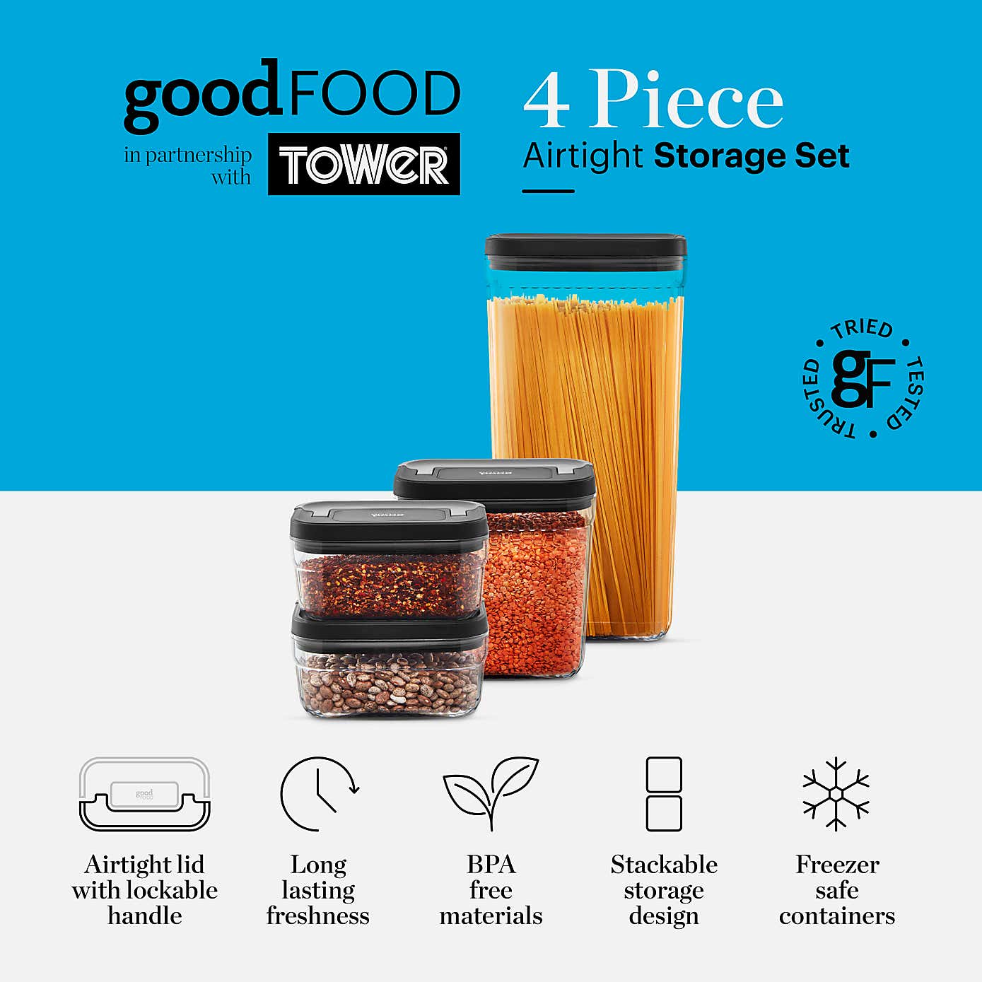 Good Food 4 Piece Food Storage Set