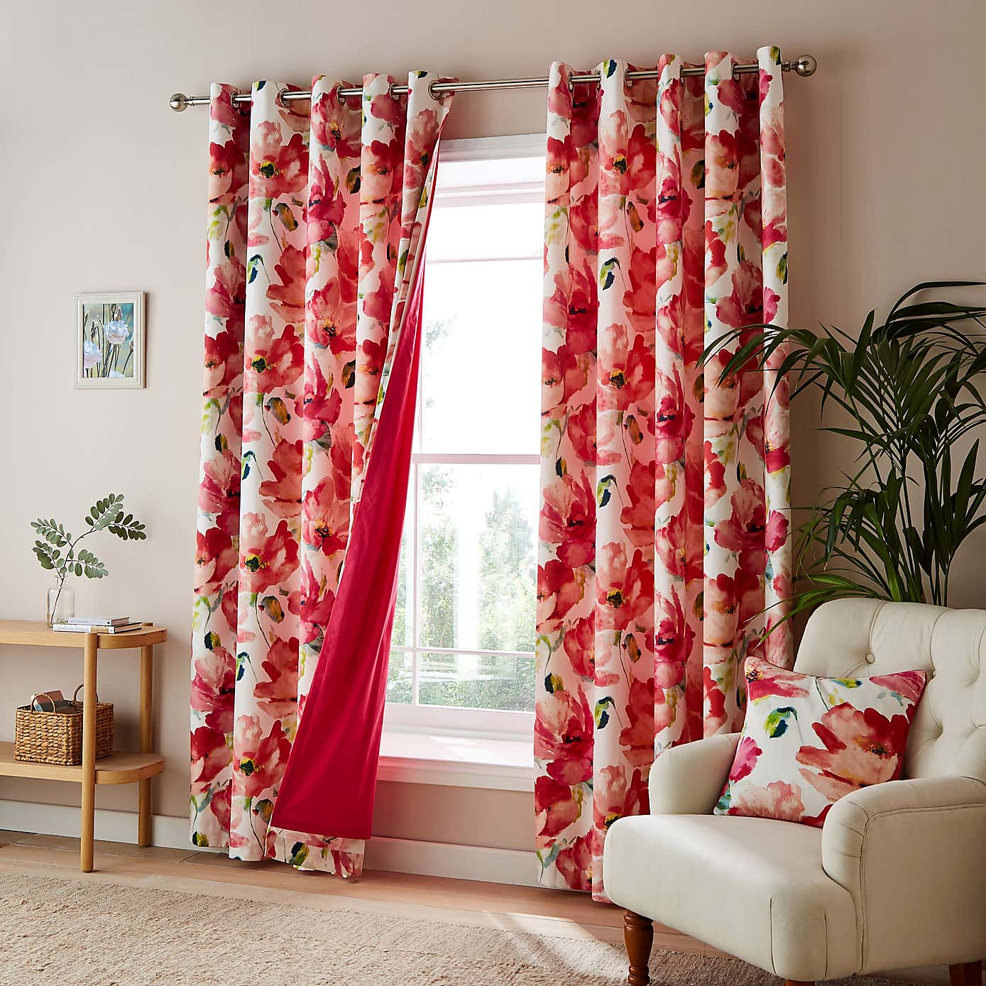 Coloured Curtain Linings
