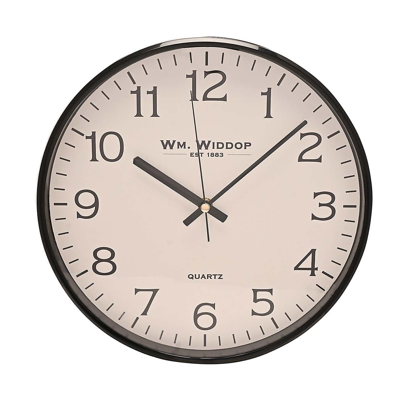 Widdop Slim Cased Wall Clock