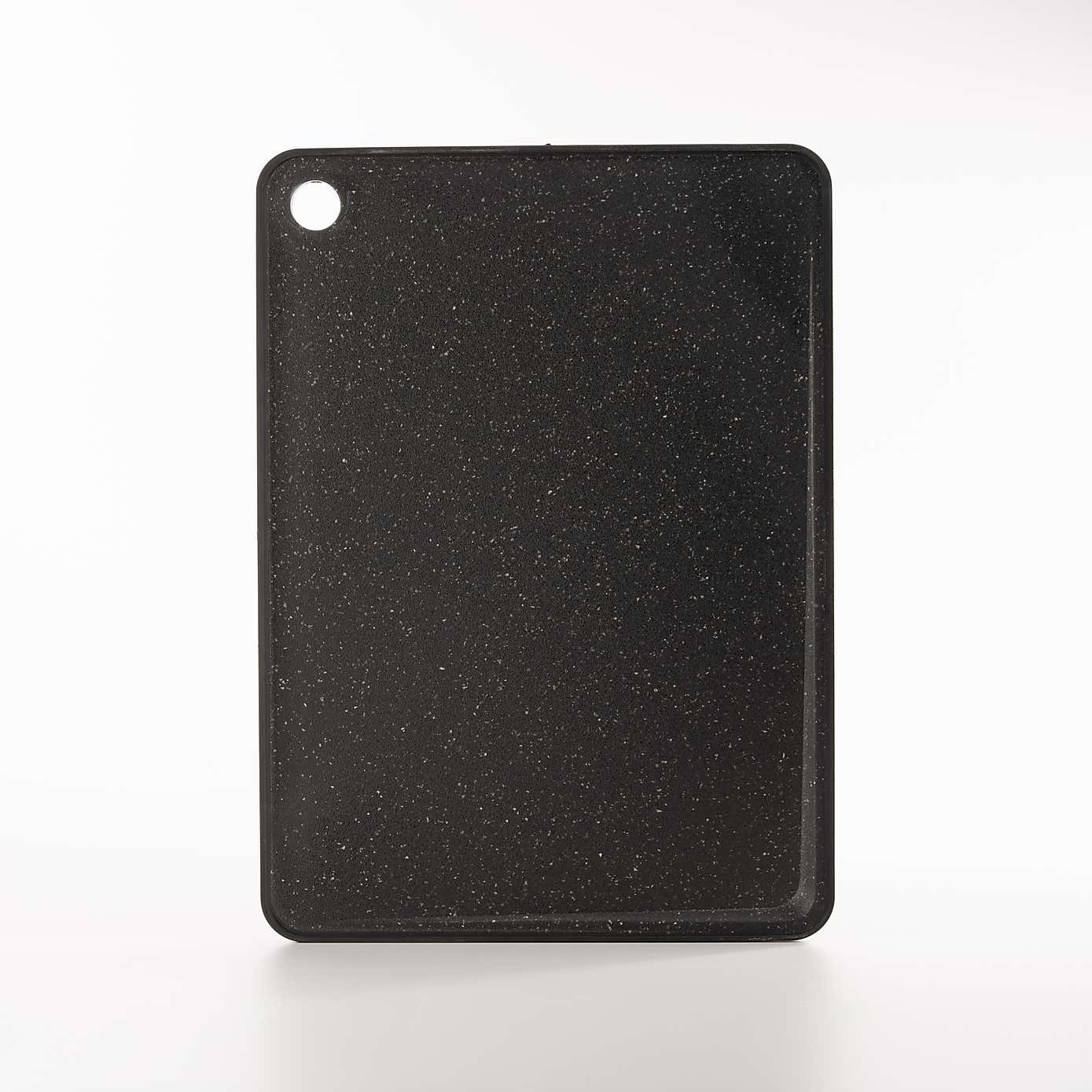 Recycled chopping board large single Black