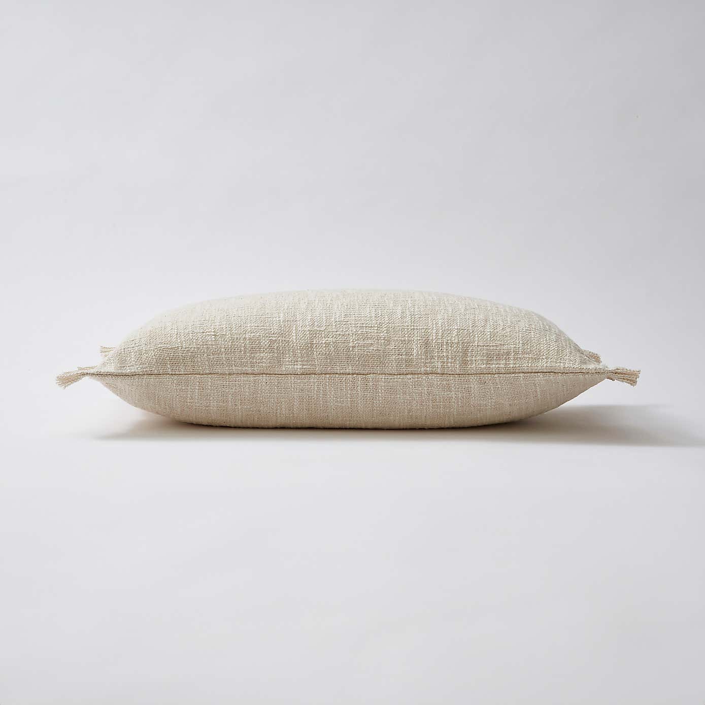 Woven Fringe Rectangular Cushion