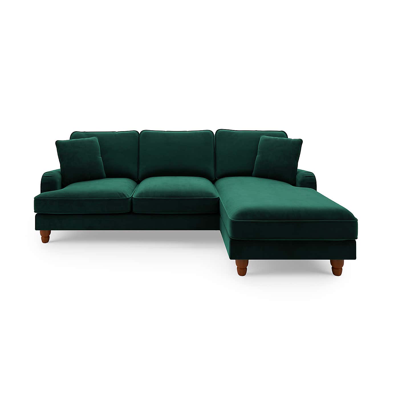 Beatrice Velvet Right Hand Corner Sofa