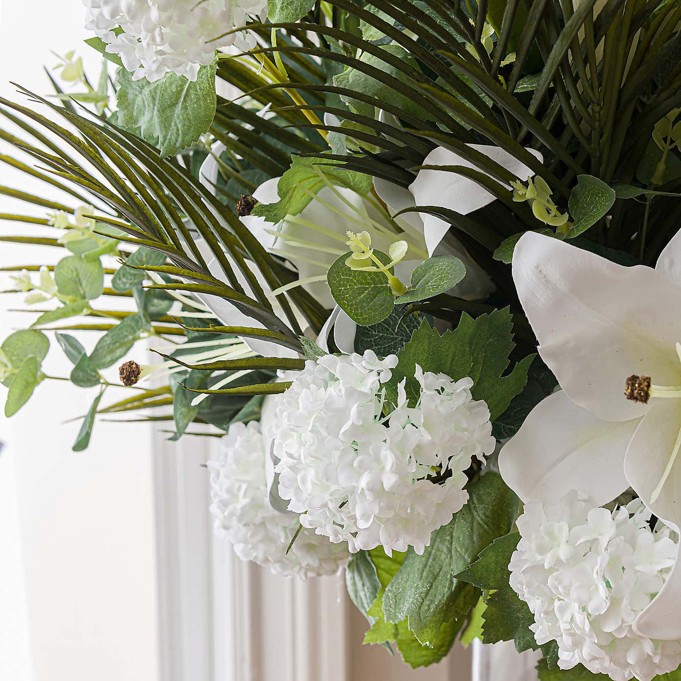 Florals Forever Artificial White Grace Lily Luxury Bouquet