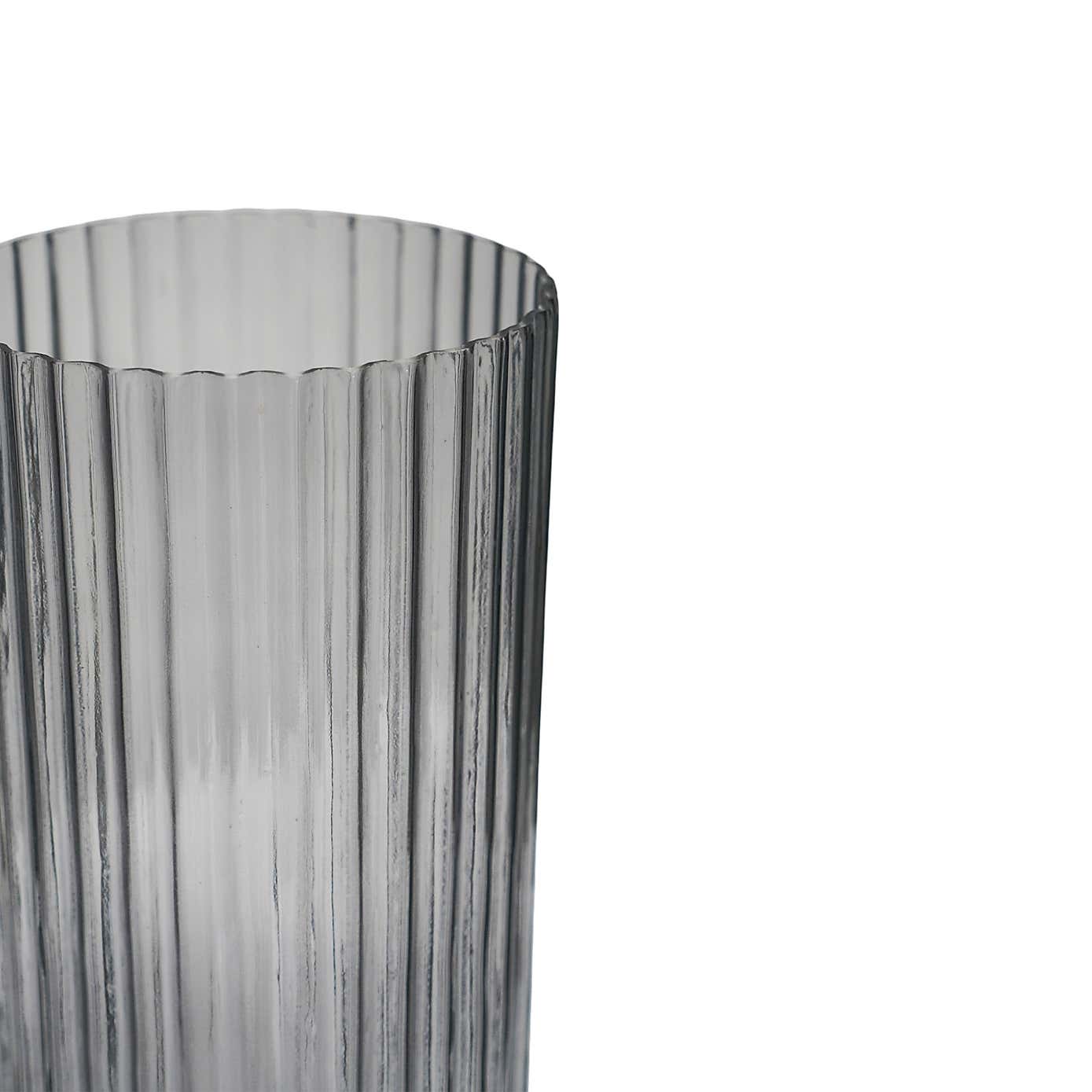 Daphne Ribbed Glass Vase
