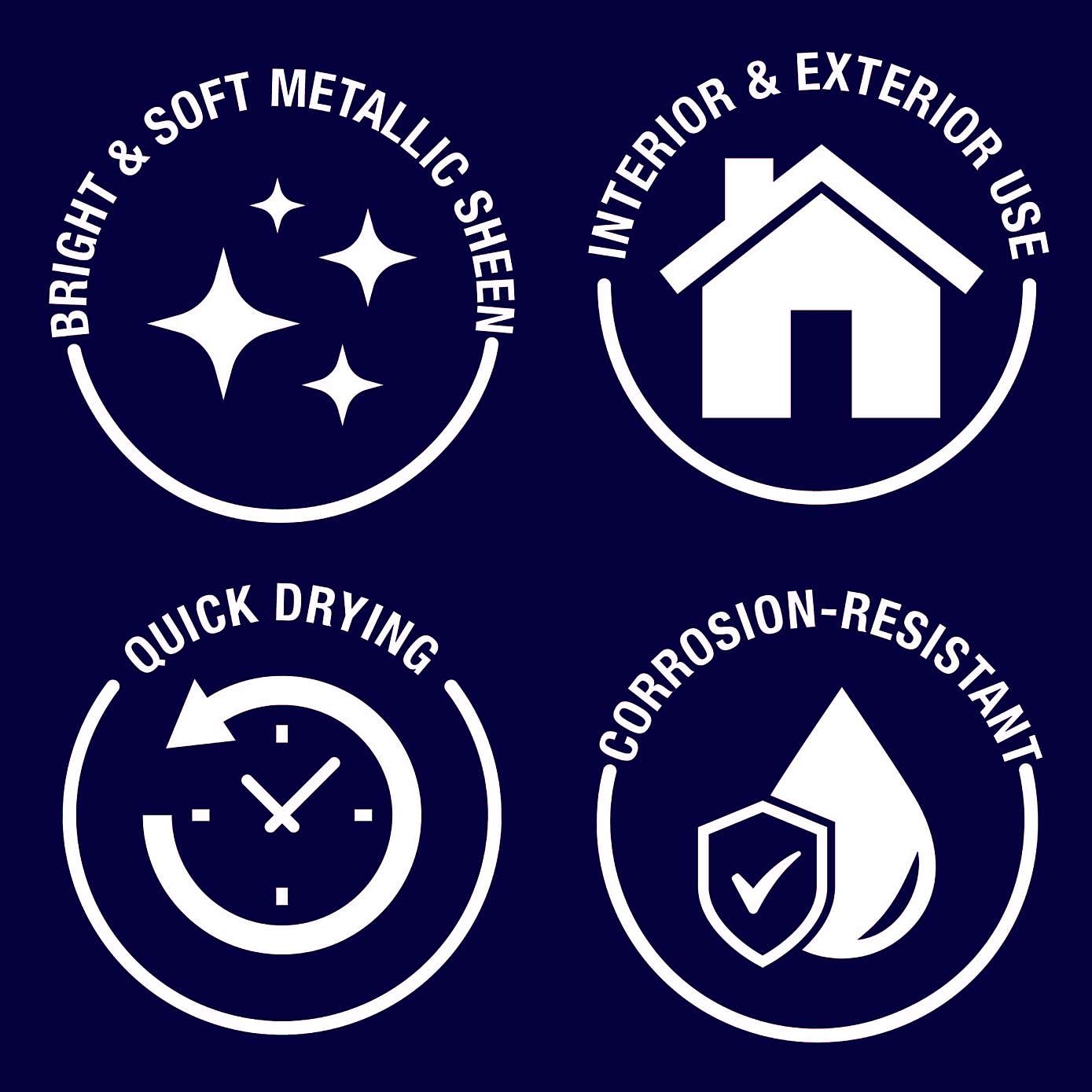 Rust-Oleum Copper Elegant Metallic Spray Paint 400ml