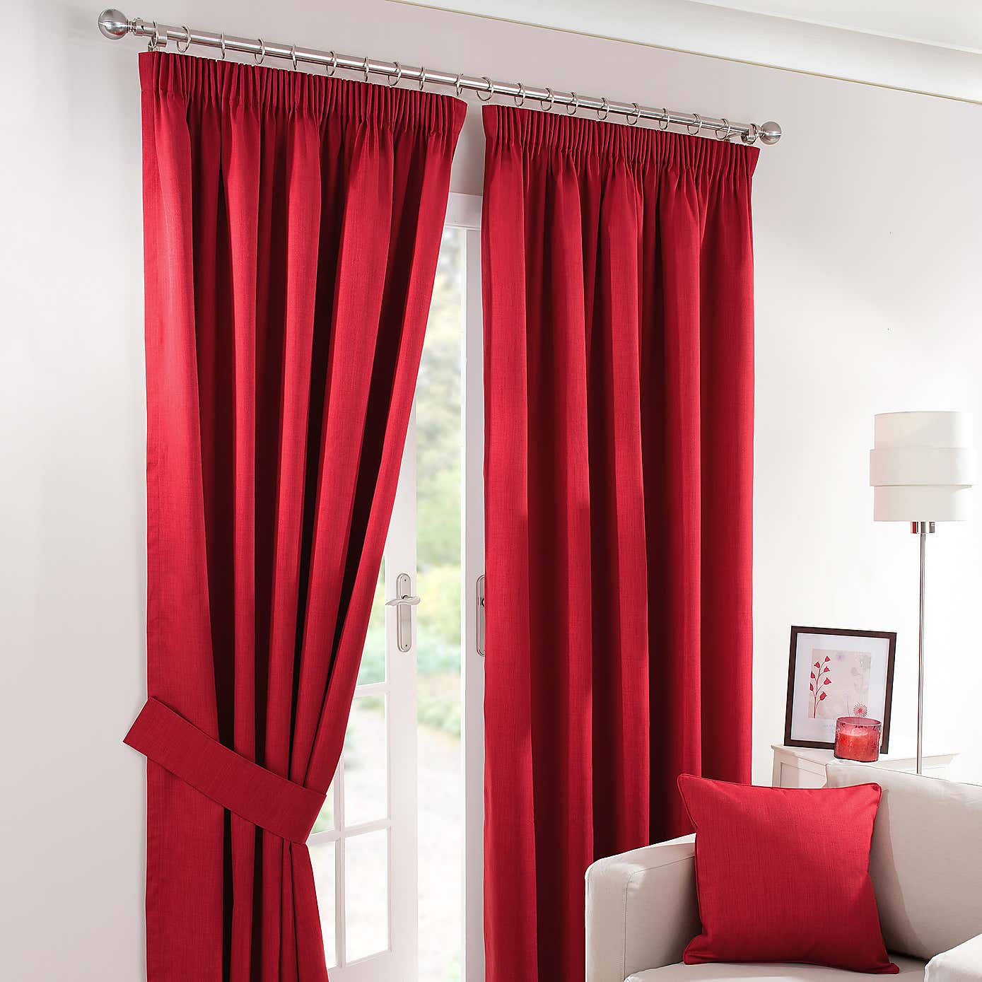 Solar Blackout Pencil Pleat Curtains