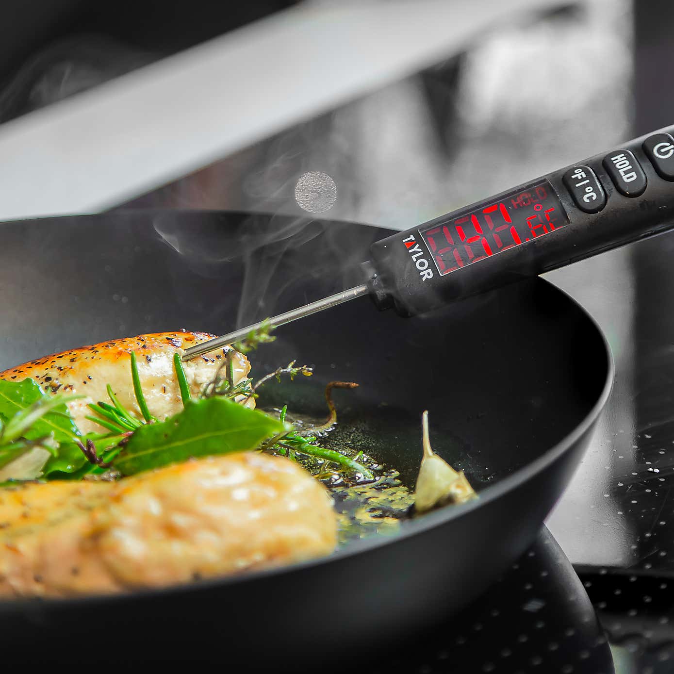 Taylor Easy-Read Digital Meat Thermometer with Probe