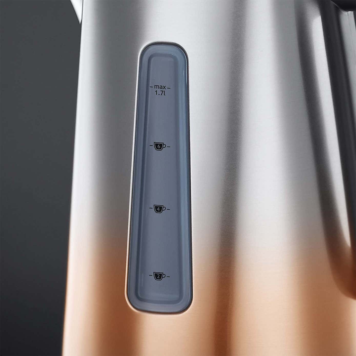 Russell Hobbs Eclipse Copper Kettle & 4 Slice Toaster