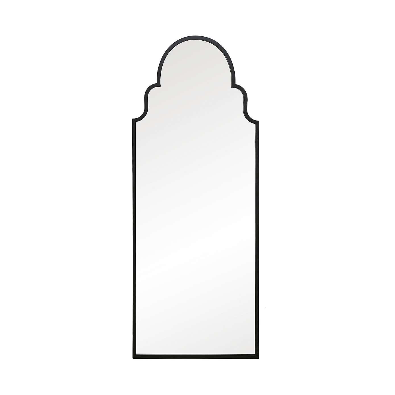 Arcus Crown Arched Indoor Outdoor Full Length Wall Mirror