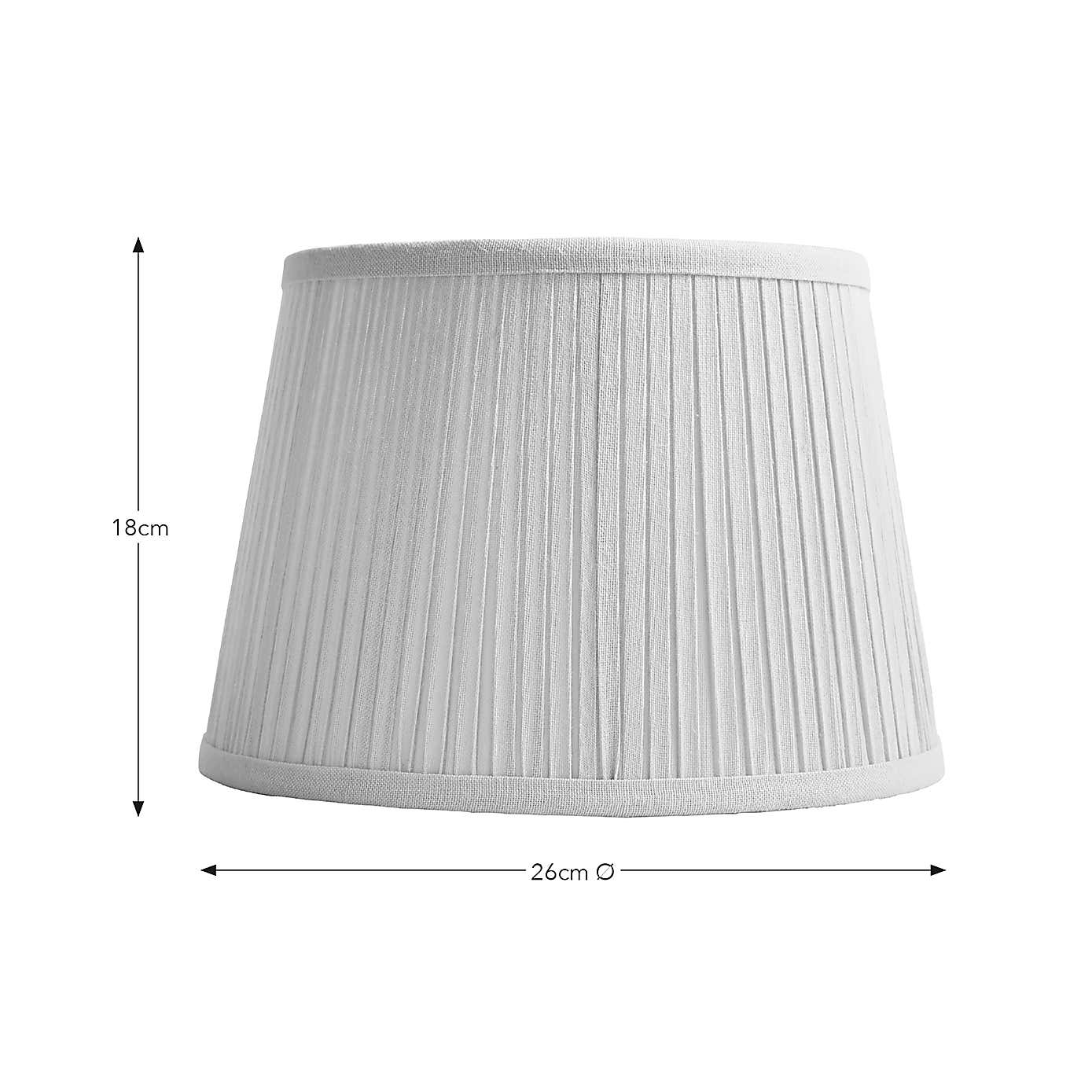 Polly Pleated Drum Lamp Shade