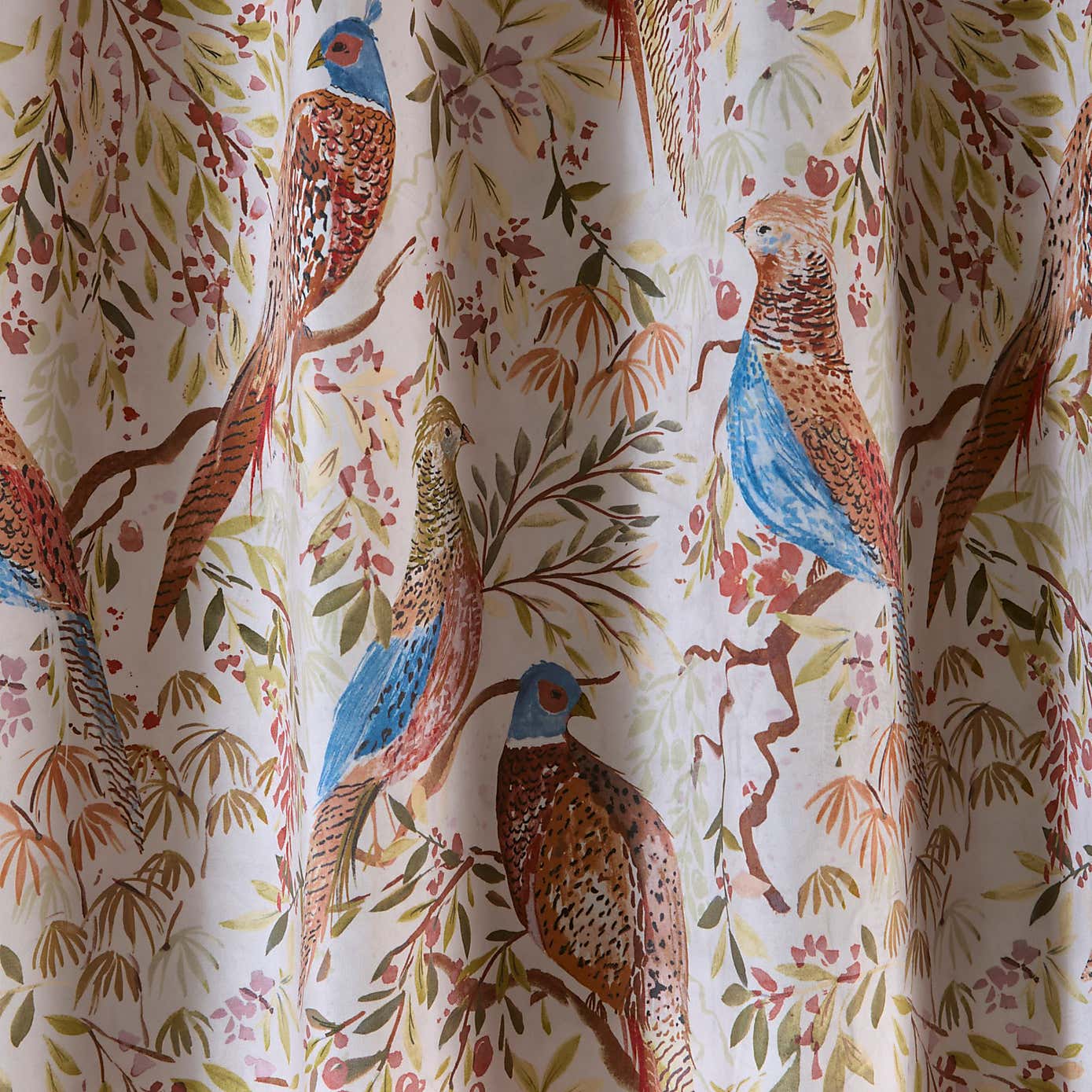 Woodland Pheasant Eyelet Curtains