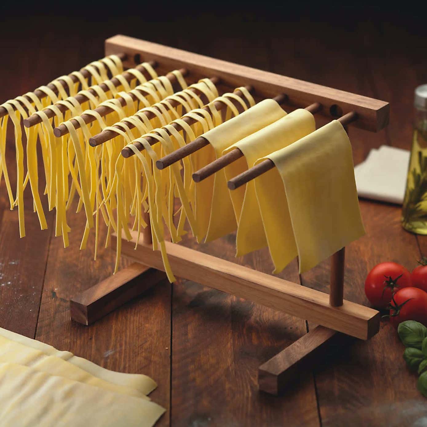 KitchenCraft World of Flavours Italian Pasta Drying Stand