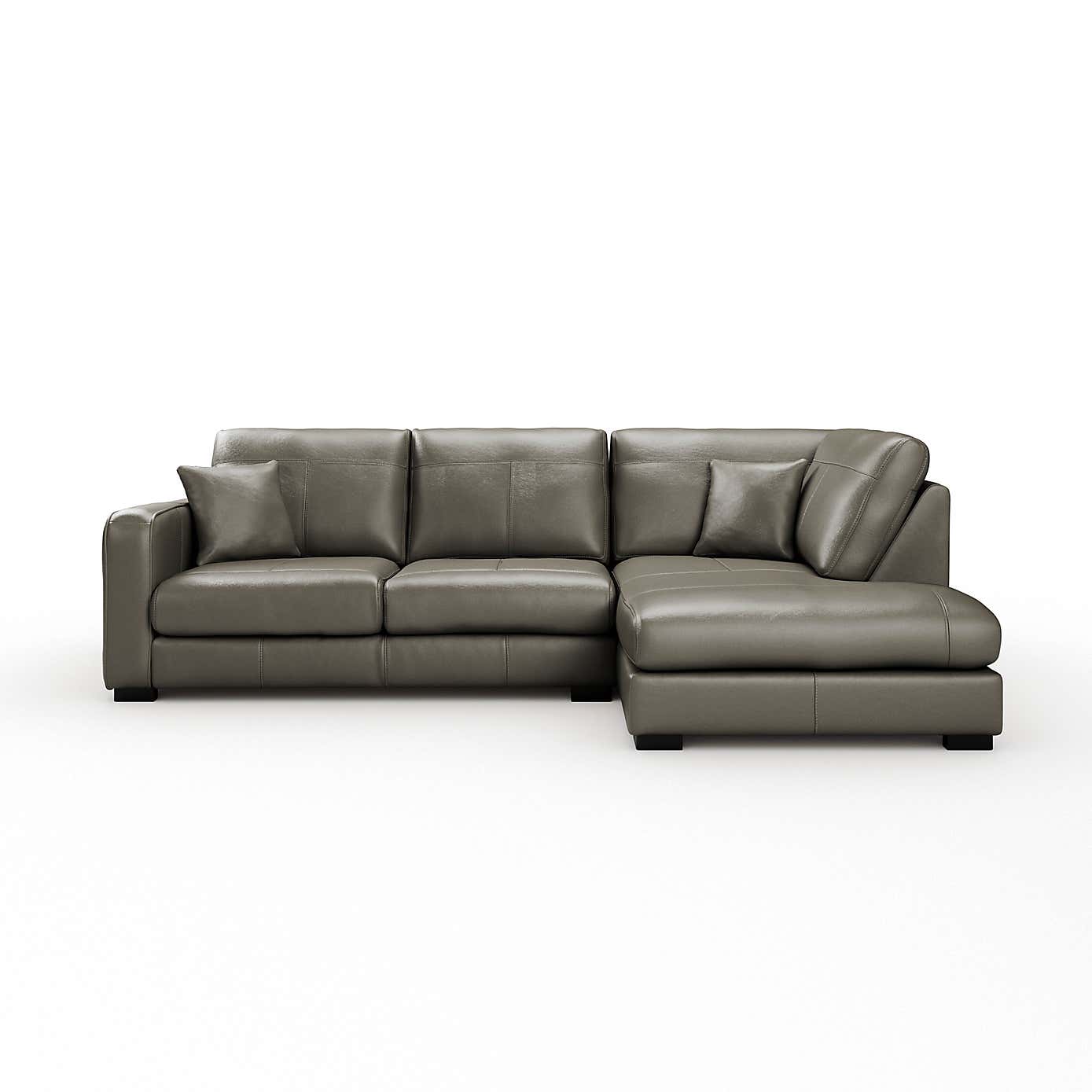 Carson Classic Leather Large Corner Chaise Sofa