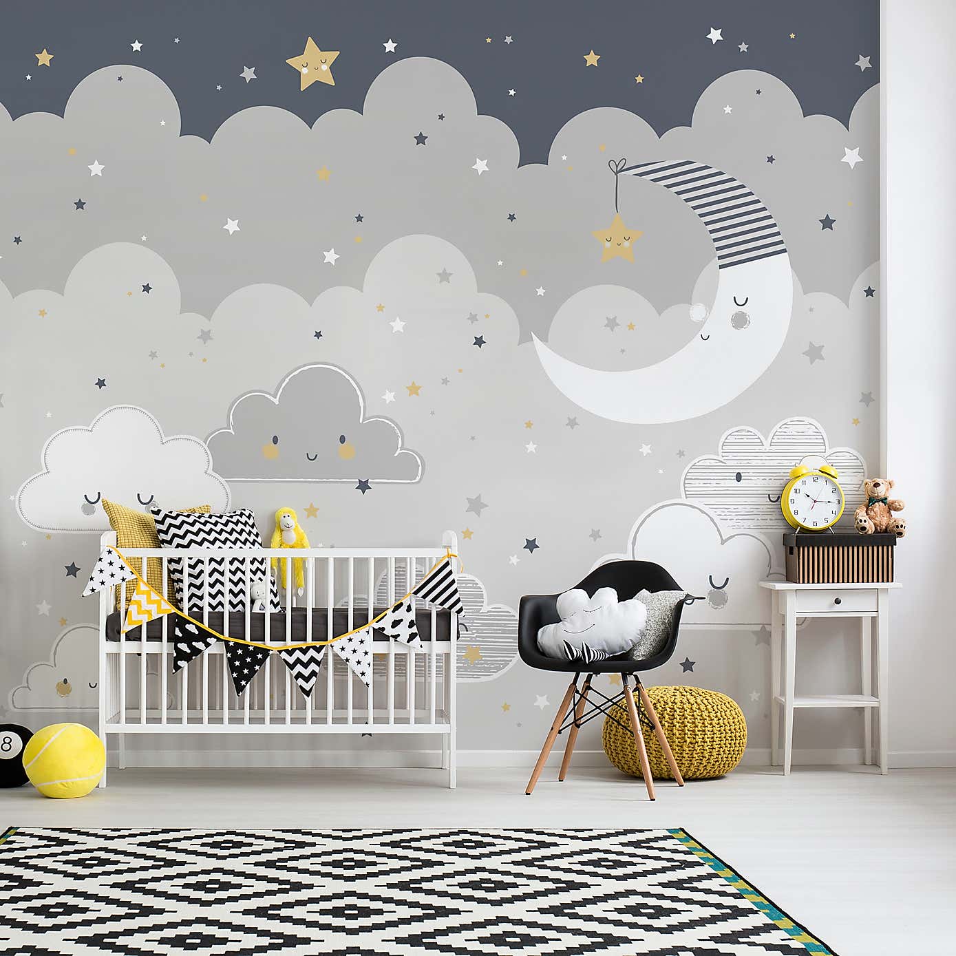 Floating Clouds Mural