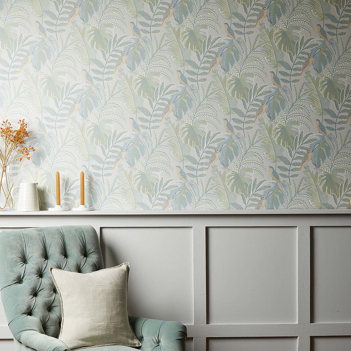 Tropical Pastel Wallpaper