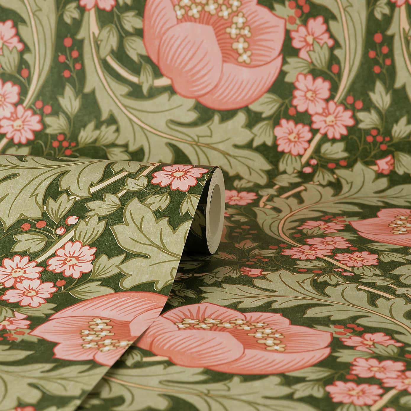 Arts and Crafts Floral Wallpaper