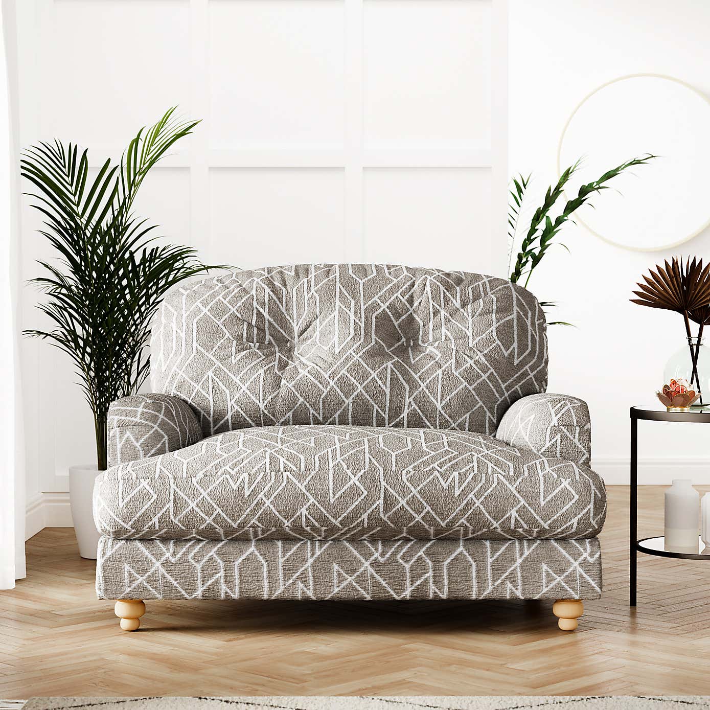 Martha Soft Berber Snuggle Chair