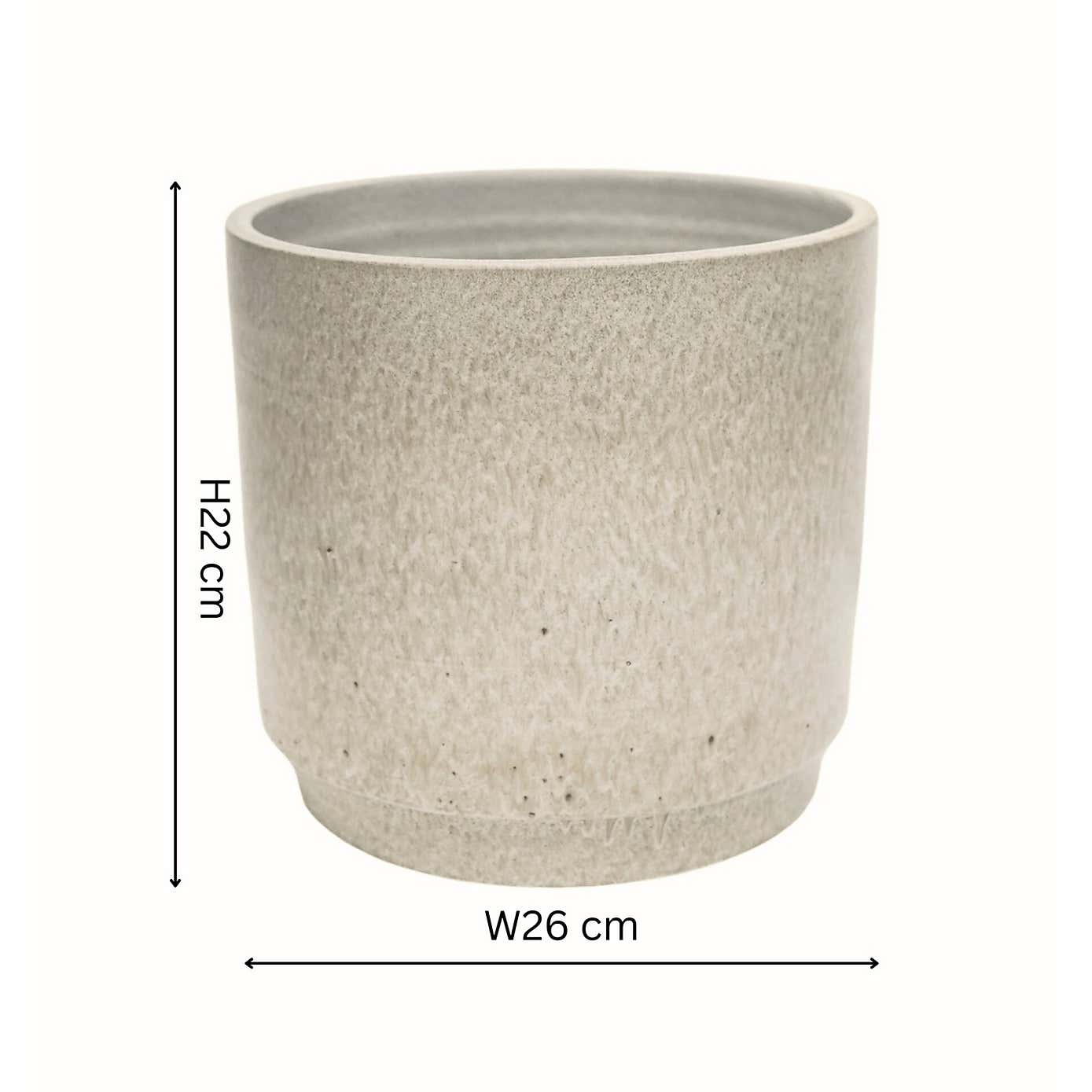 Wesley Marble Terracotta Plant Pot