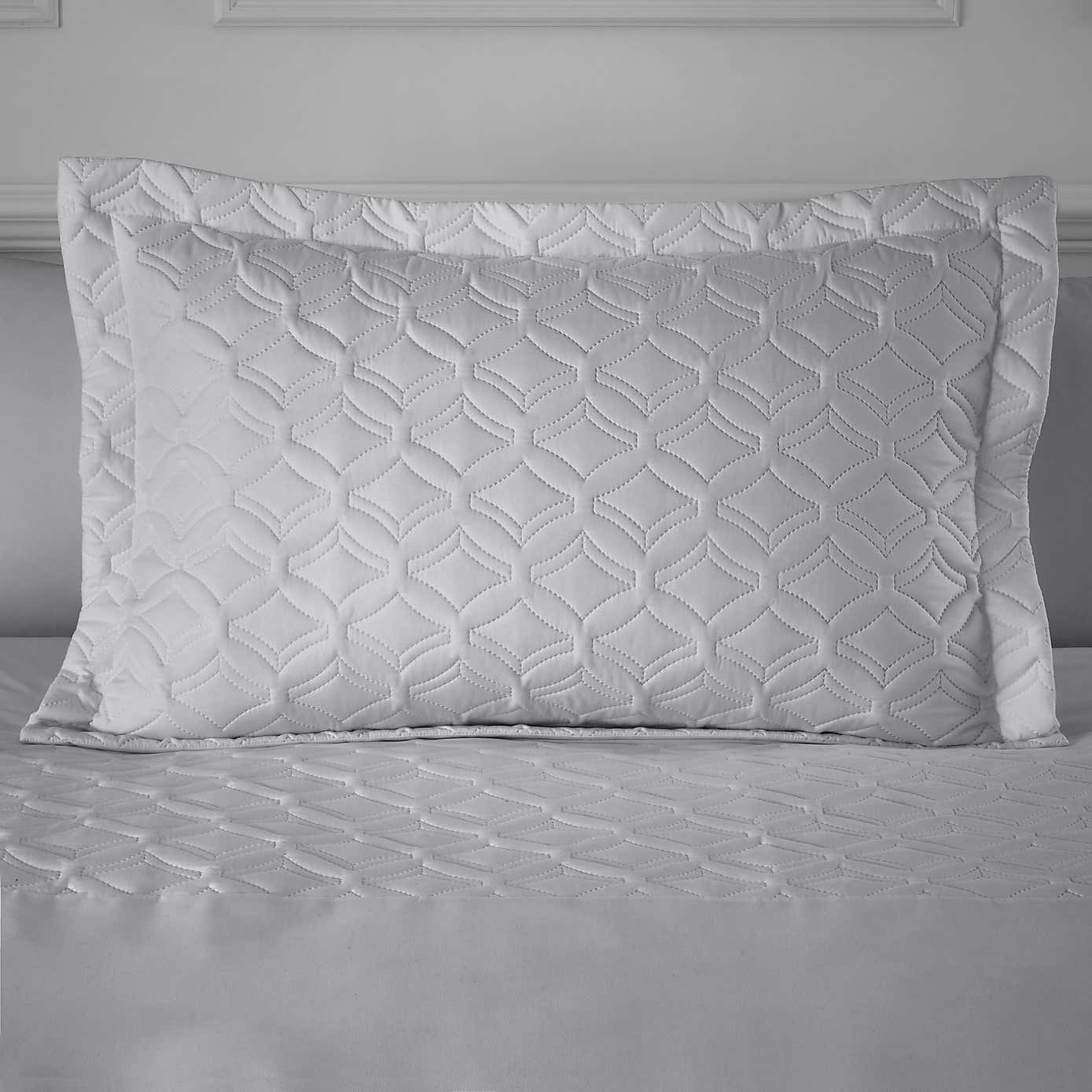 Skyler Silver Oxford Pillowcase