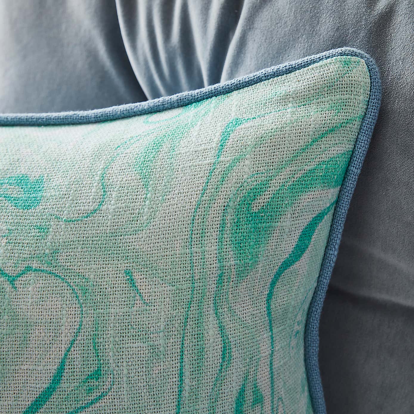 Marble Cotton Square Cushion