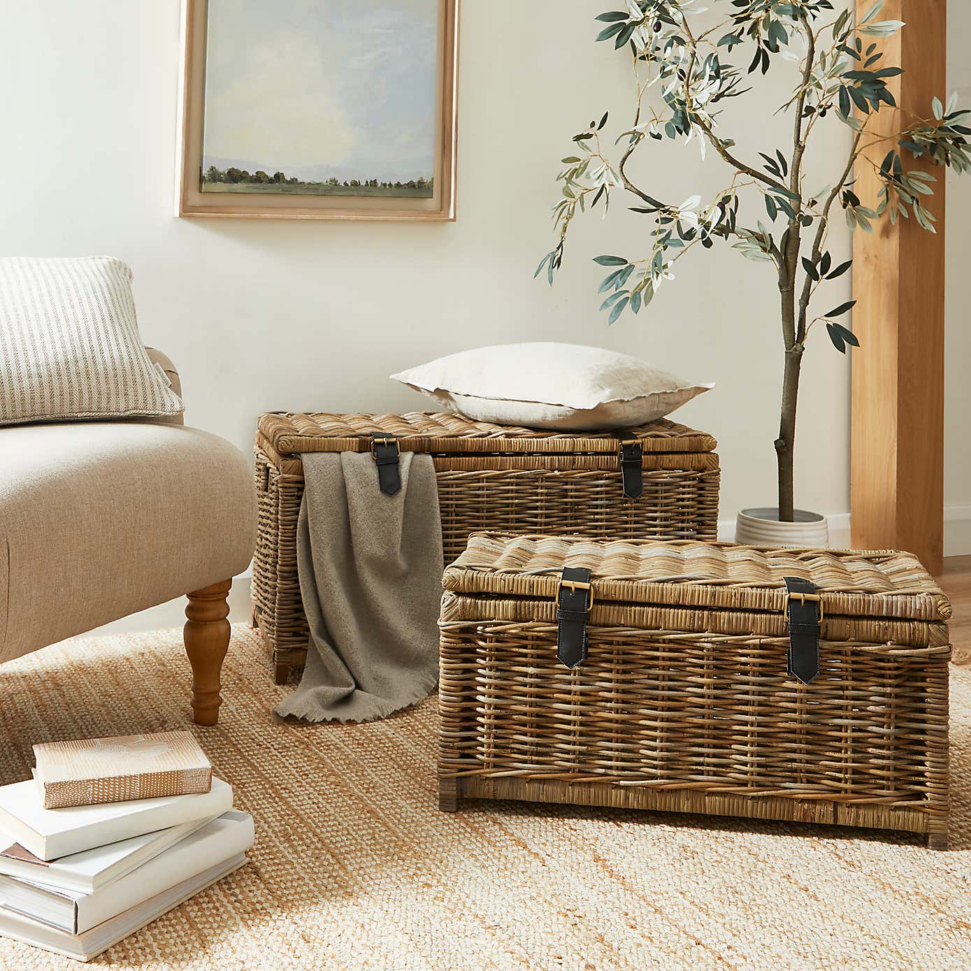 Churchgate Rattan Trunk