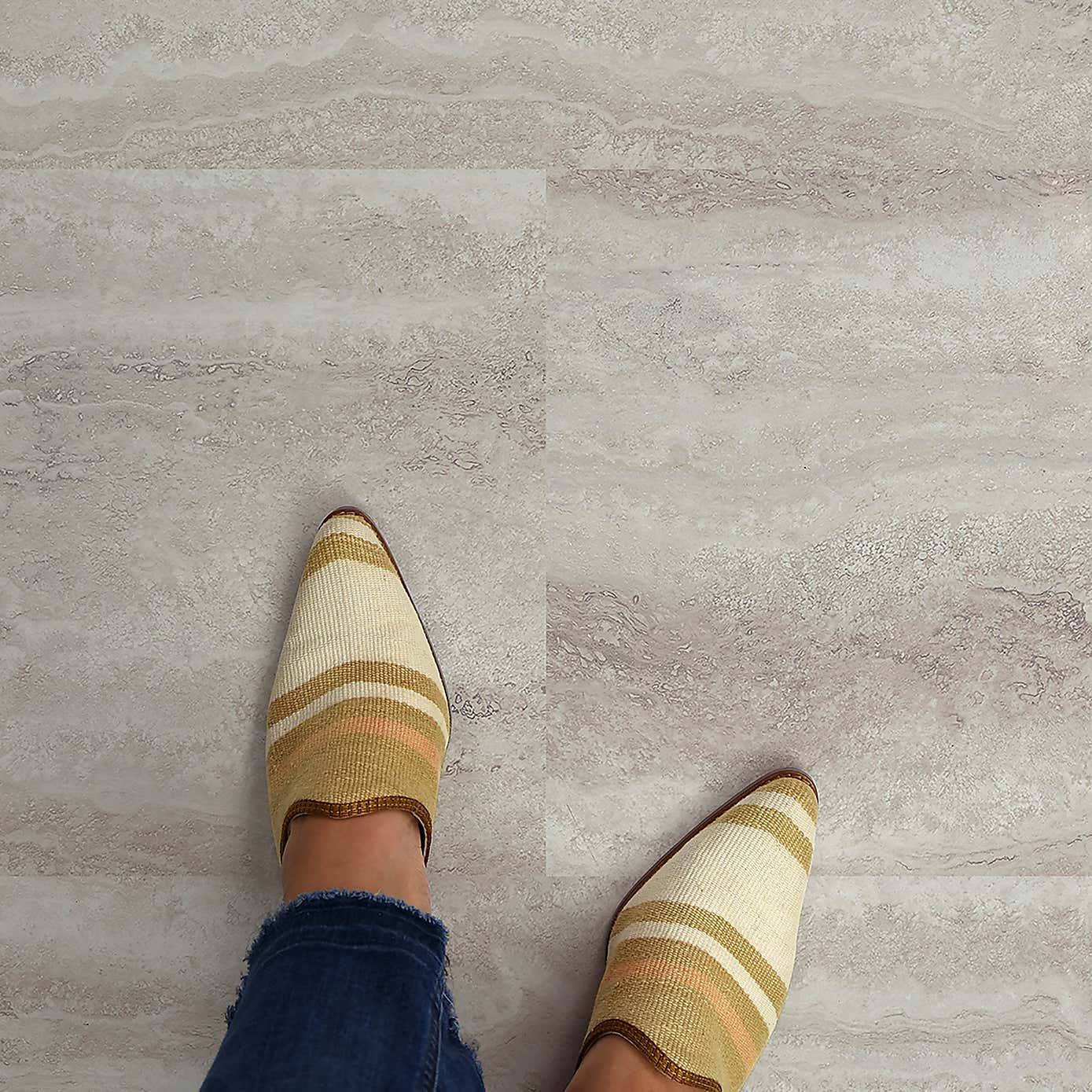 Urban Stone Self Adhesive Oversized Floor Tiles