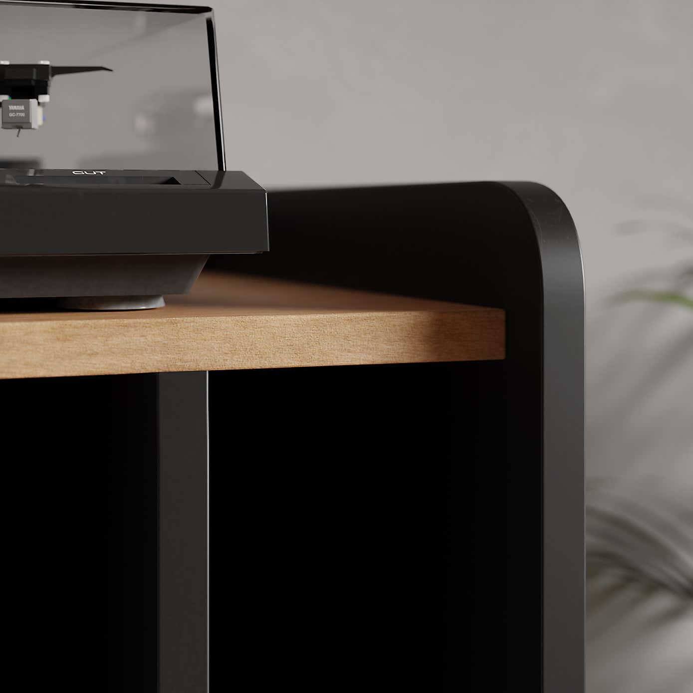 Georgi Vinyl Cabinet Black