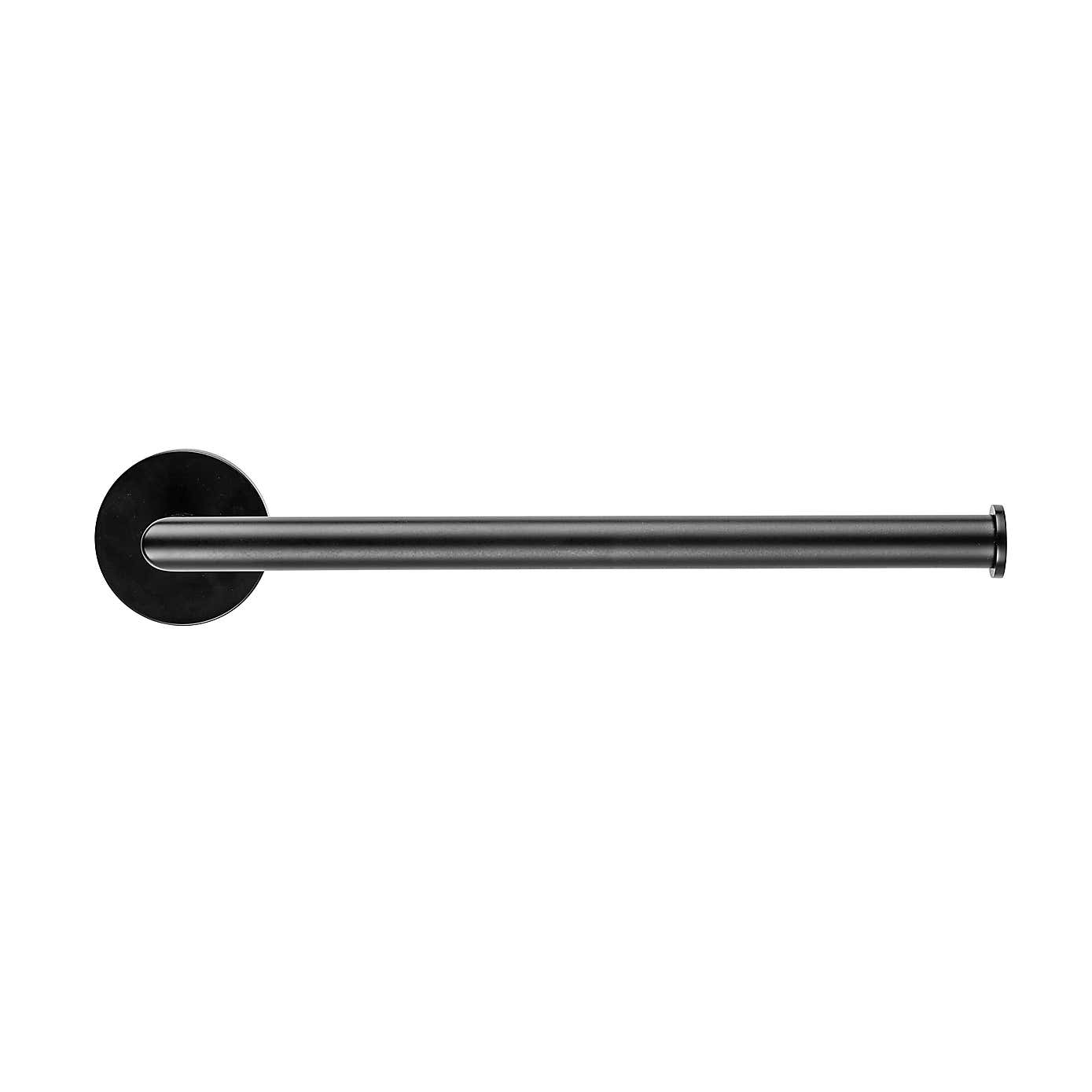 Epsom Flexi-FixTM Matt Black Towel Rail Bar