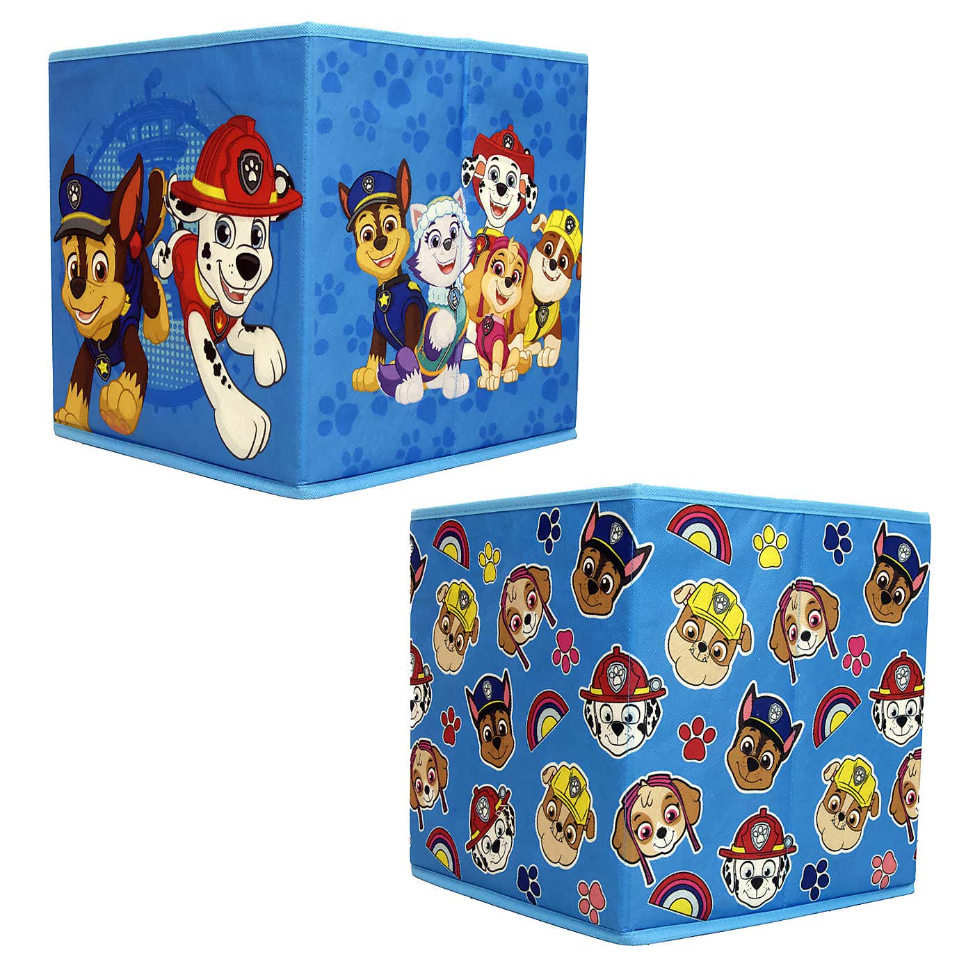 Set of 2 3.6L Paw Patrol Storage Cubes