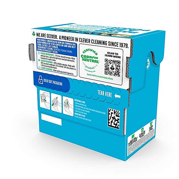 Ecover Pack of 34 Non Bio Laundry Capsules