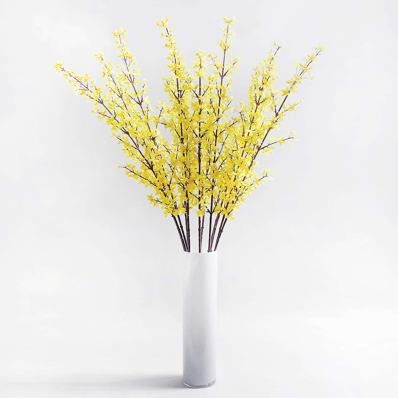 Artificial Yellow Forsythia Stem