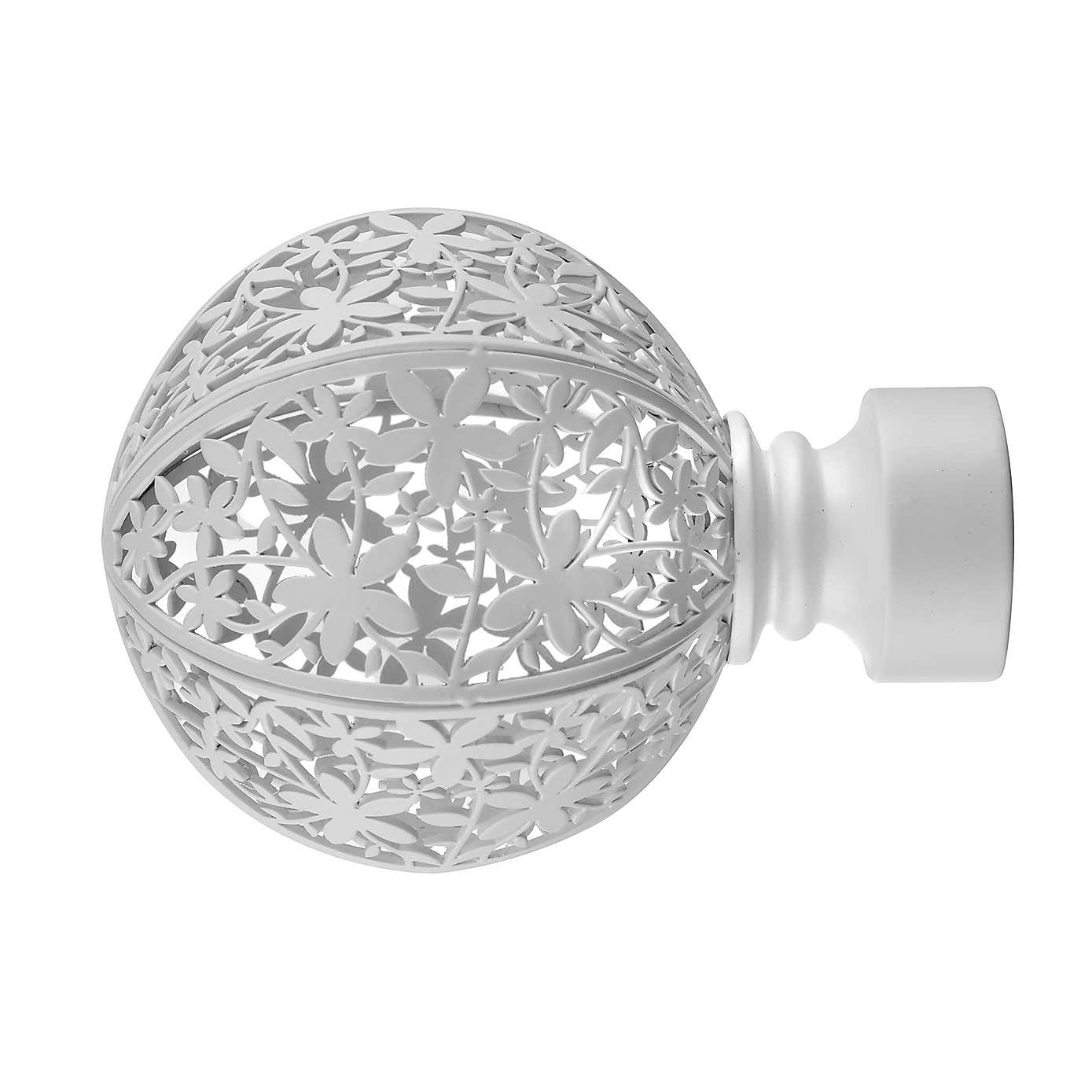 Foliage Extendable Metal Eyelet Curtain Pole​