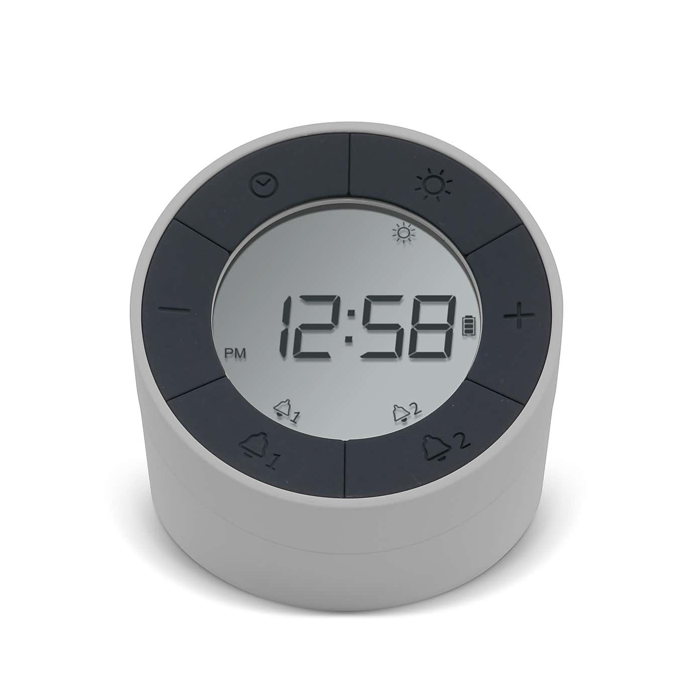 Acctim Jowie Dual Digital Alarm Clock 9x8x8cm