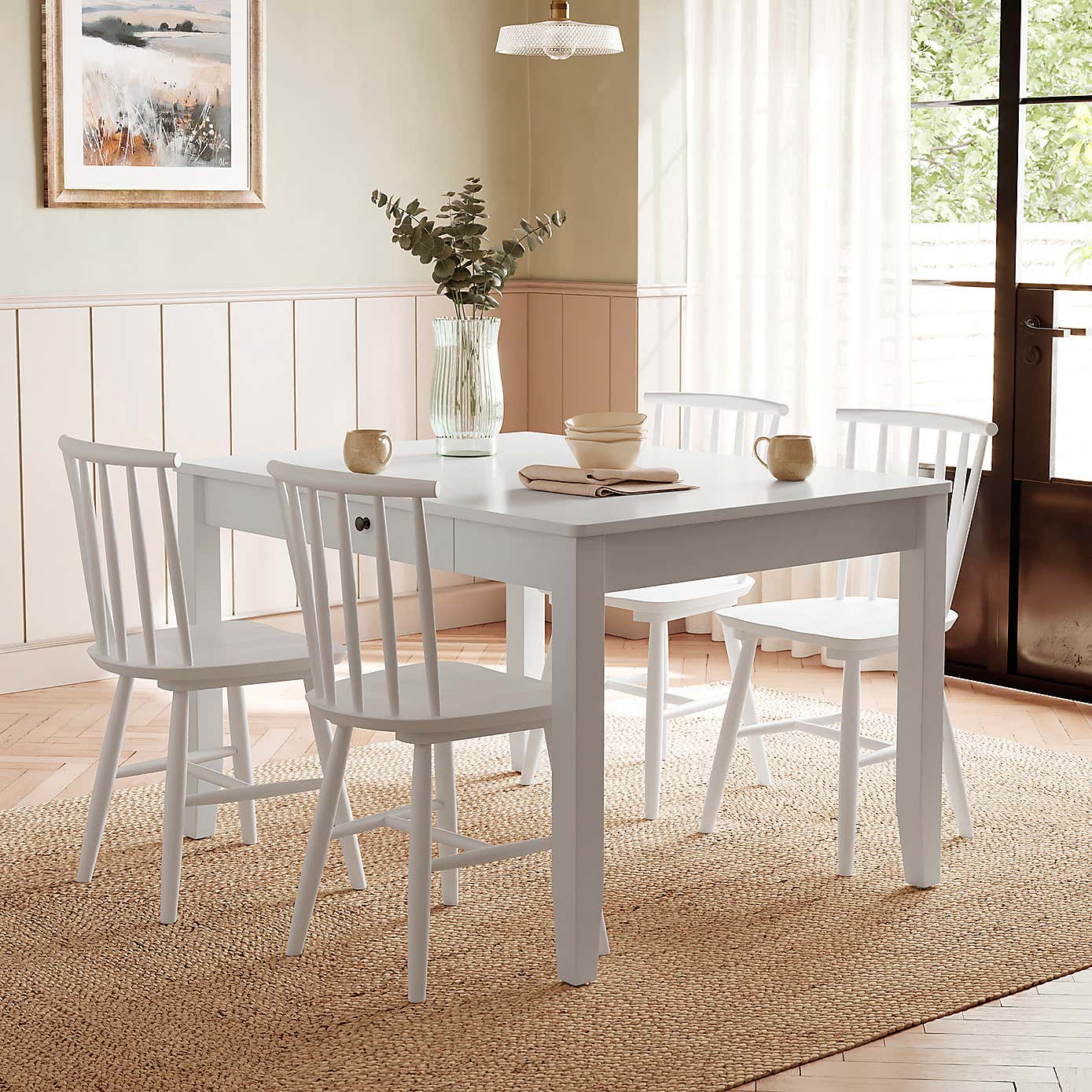 Lynton Compact Rectangular 4 Seater Dining Table