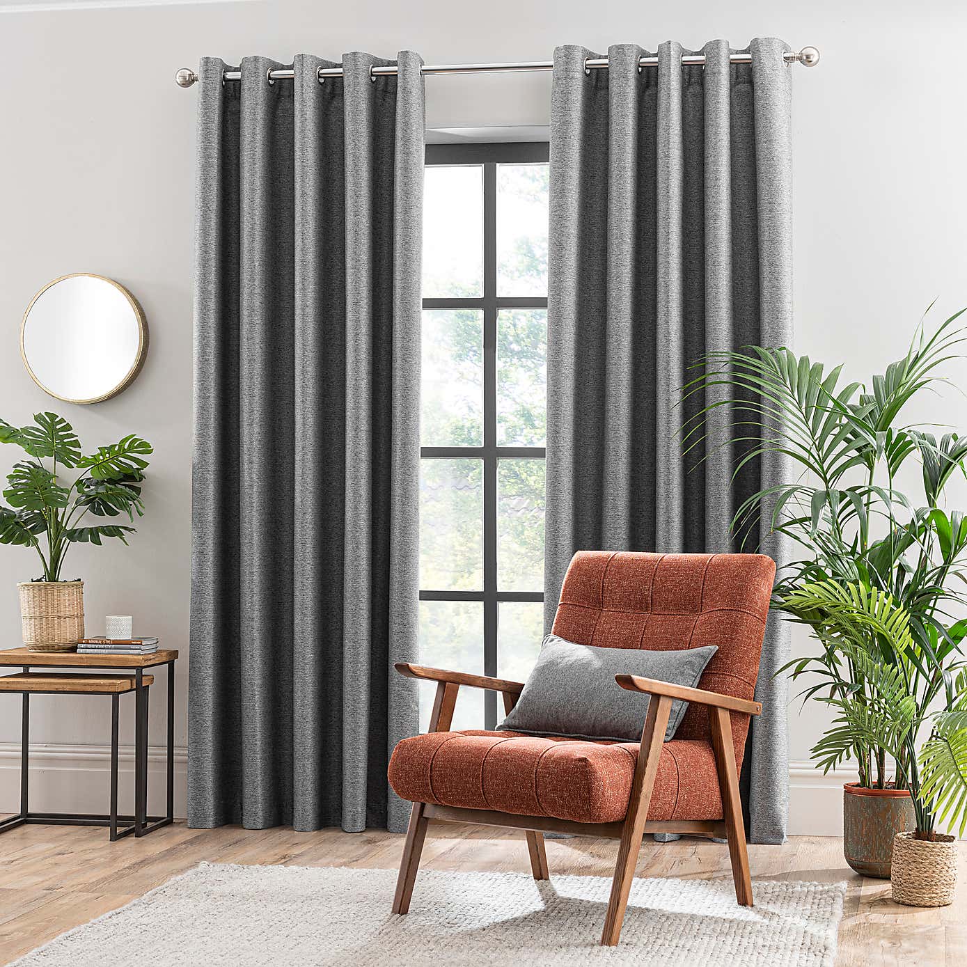 Metropolitan Blackout Eyelet Curtains
