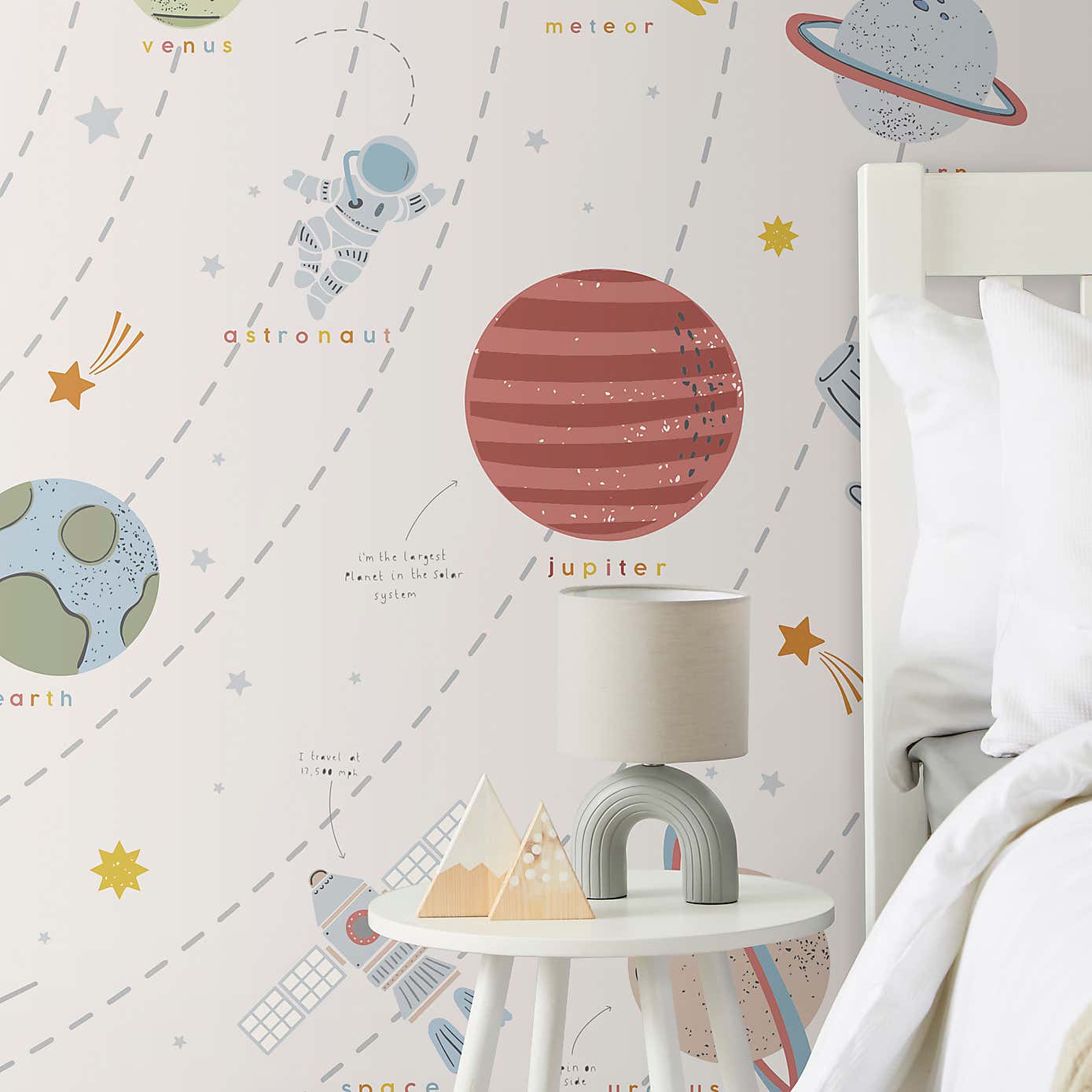Outer Space Scandi Large Mural