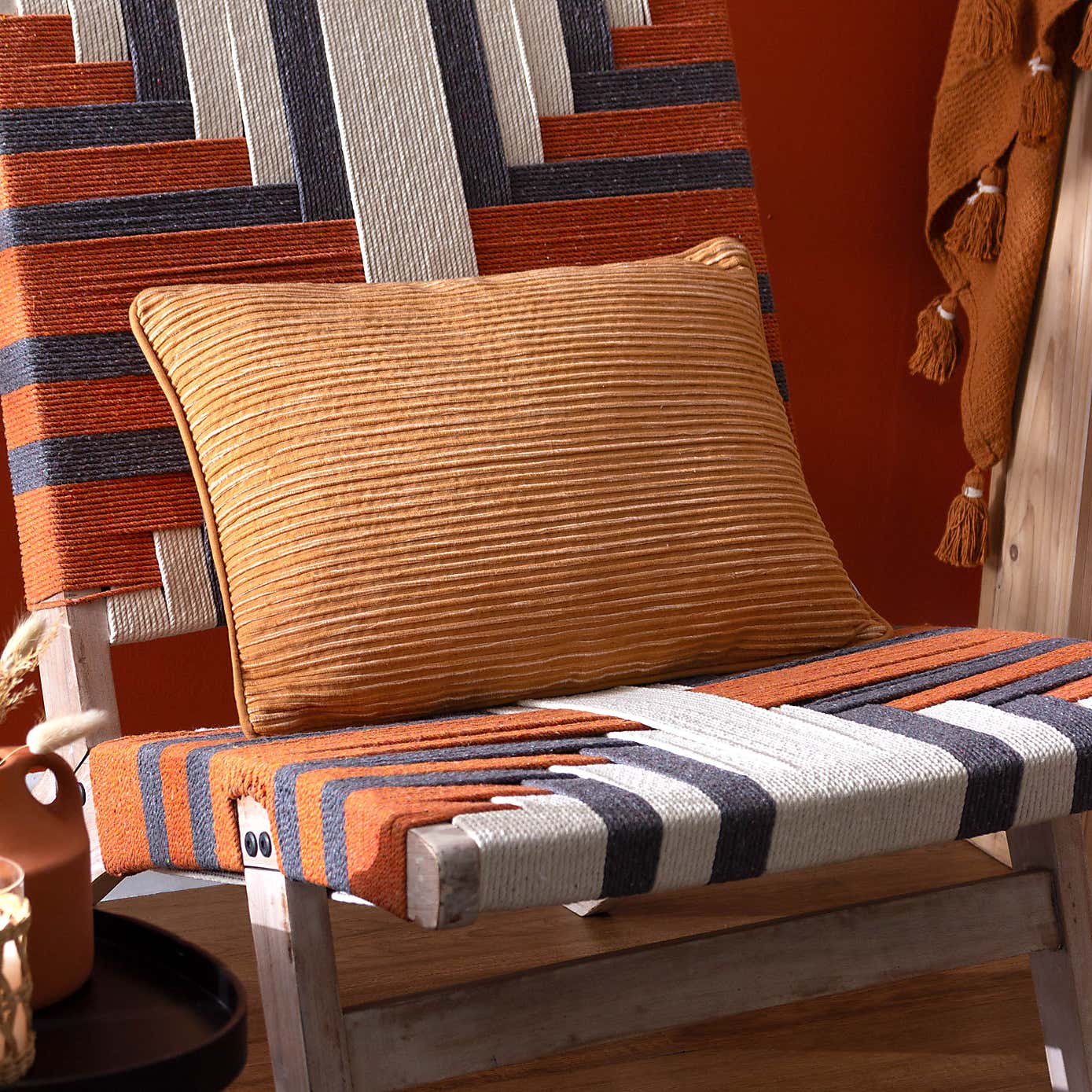 Yard Cove Cotton Rectangle Cushion Cover