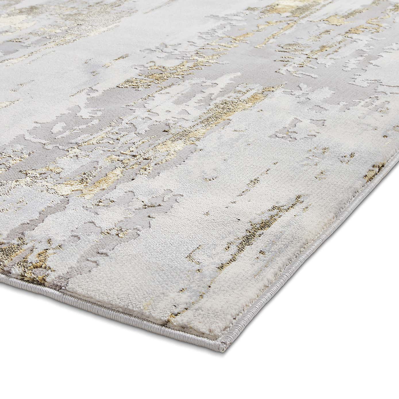Apollo Marble Effect Washable Rug