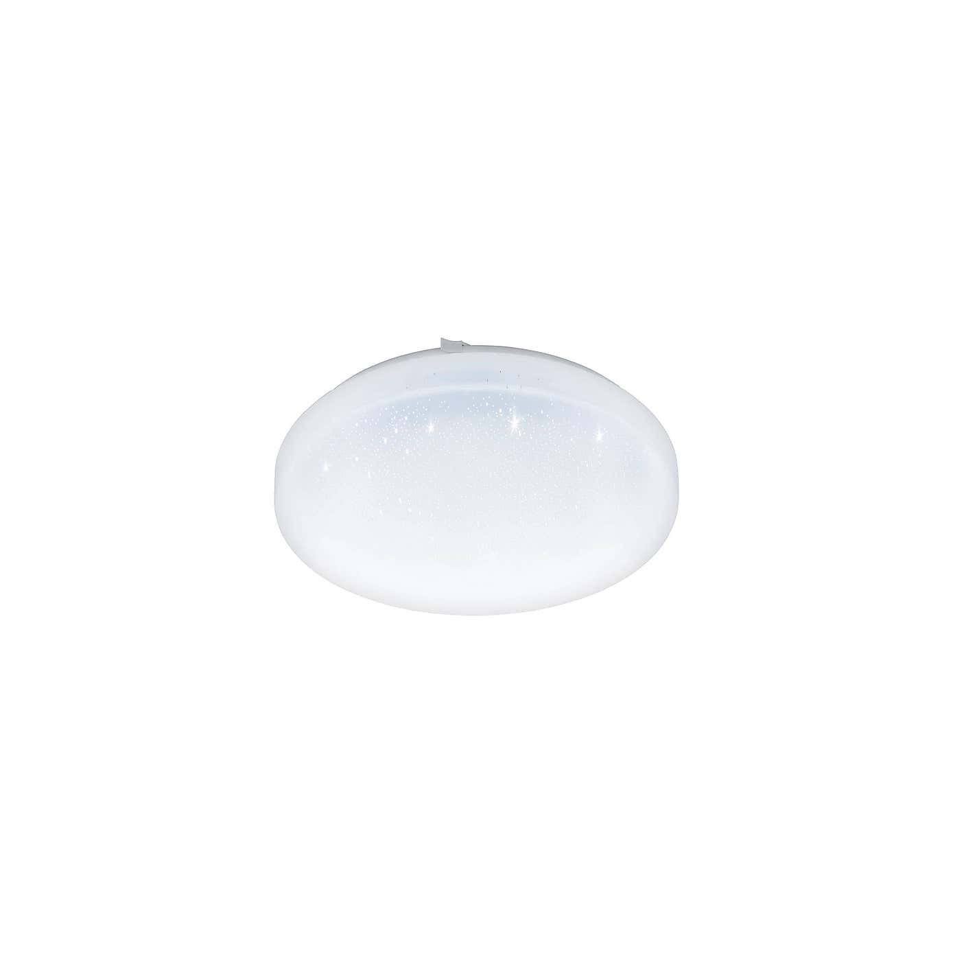 EGLO Frania-S 28cm Rounded Crystal Effect Wall and Ceiling Light