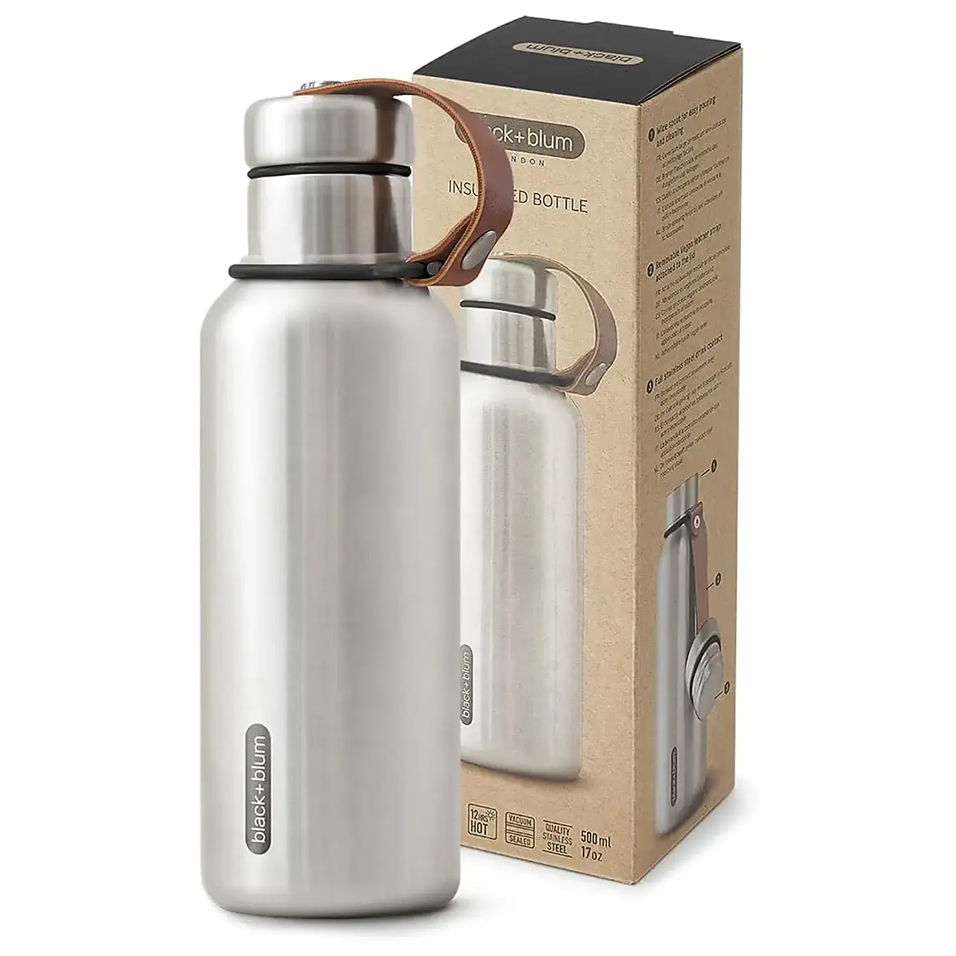 Black and Blum Insulated Water Bottle