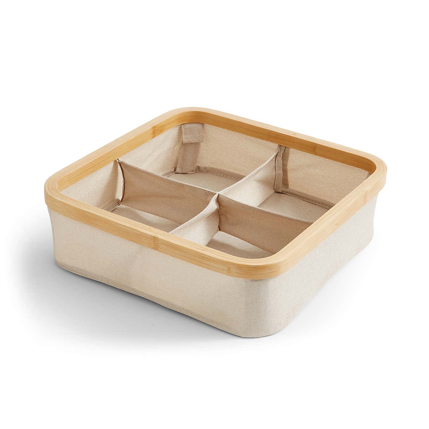 Berkeley 4 Compartments Foldable Storage Basket